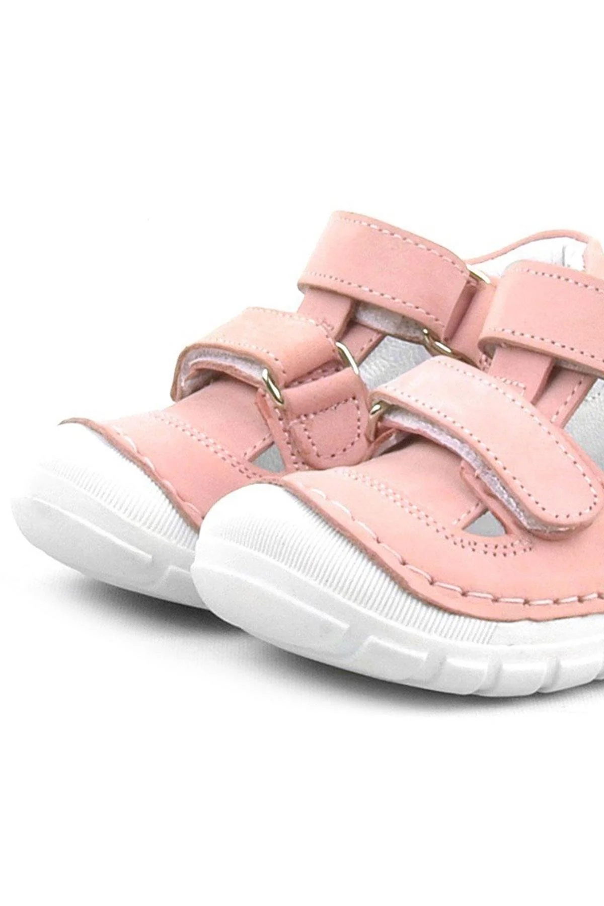 Rakerplus Ruby Hakiki Deri Pembe Yazlık İlk Adım Ayakkabısı