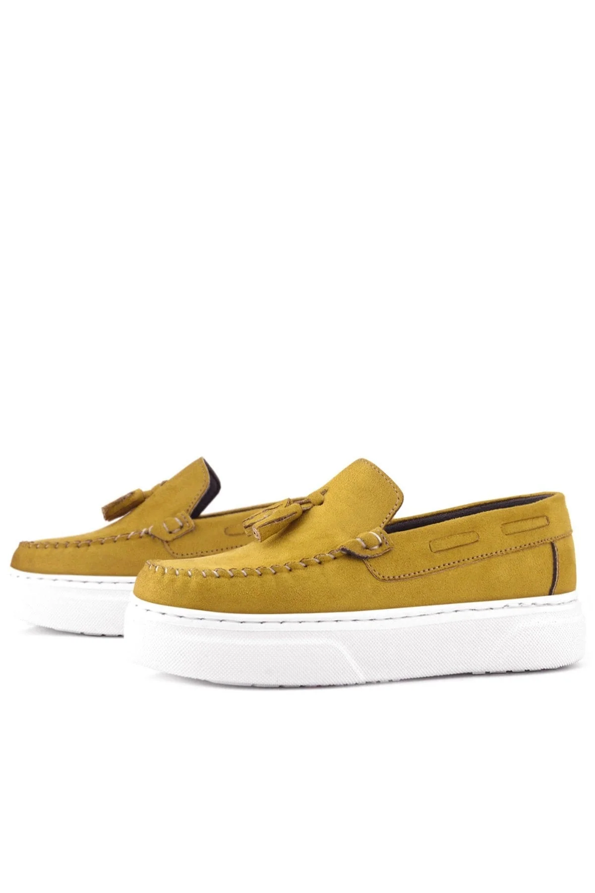 Rakerplus Sarı Hafif Tabanlı Erkek Çocuk Makosen Ayakkabı