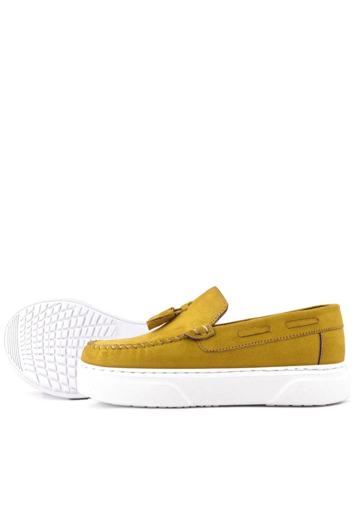 Rakerplus Sarı Hafif Tabanlı Erkek Çocuk Makosen Ayakkabı