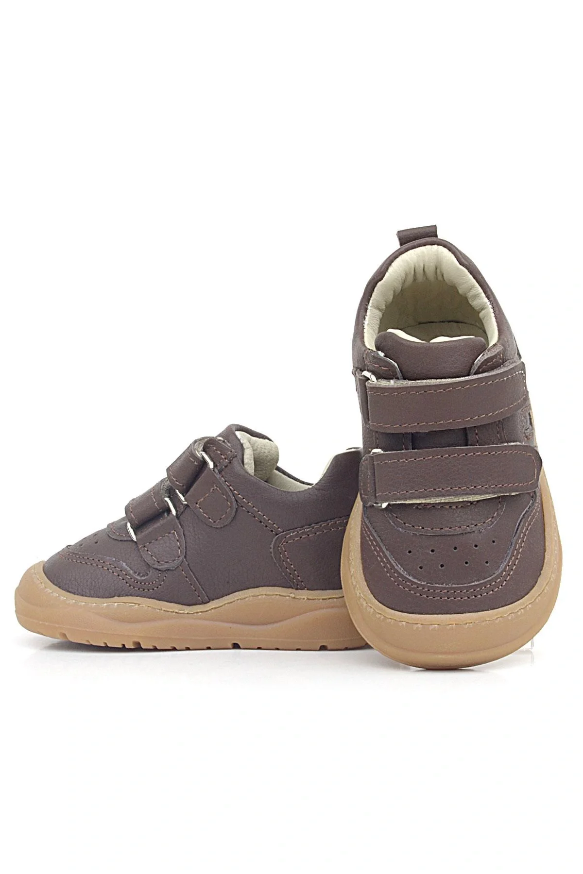Rakerplus Schaggy Hakiki Deri Kahverengi Bebek Spor Ayakkabı