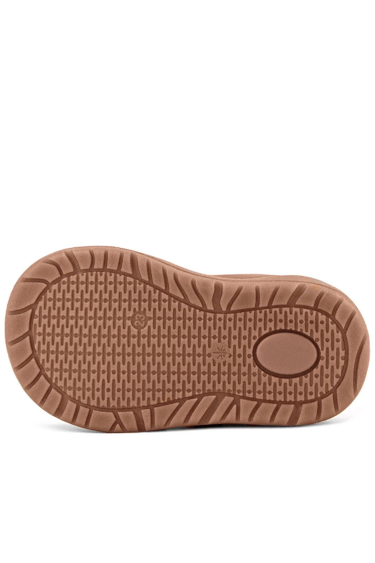 Rakerplus Schaggy Hakiki Deri Kum Bordo Cırtlı Bebek Spor Ayakkabı