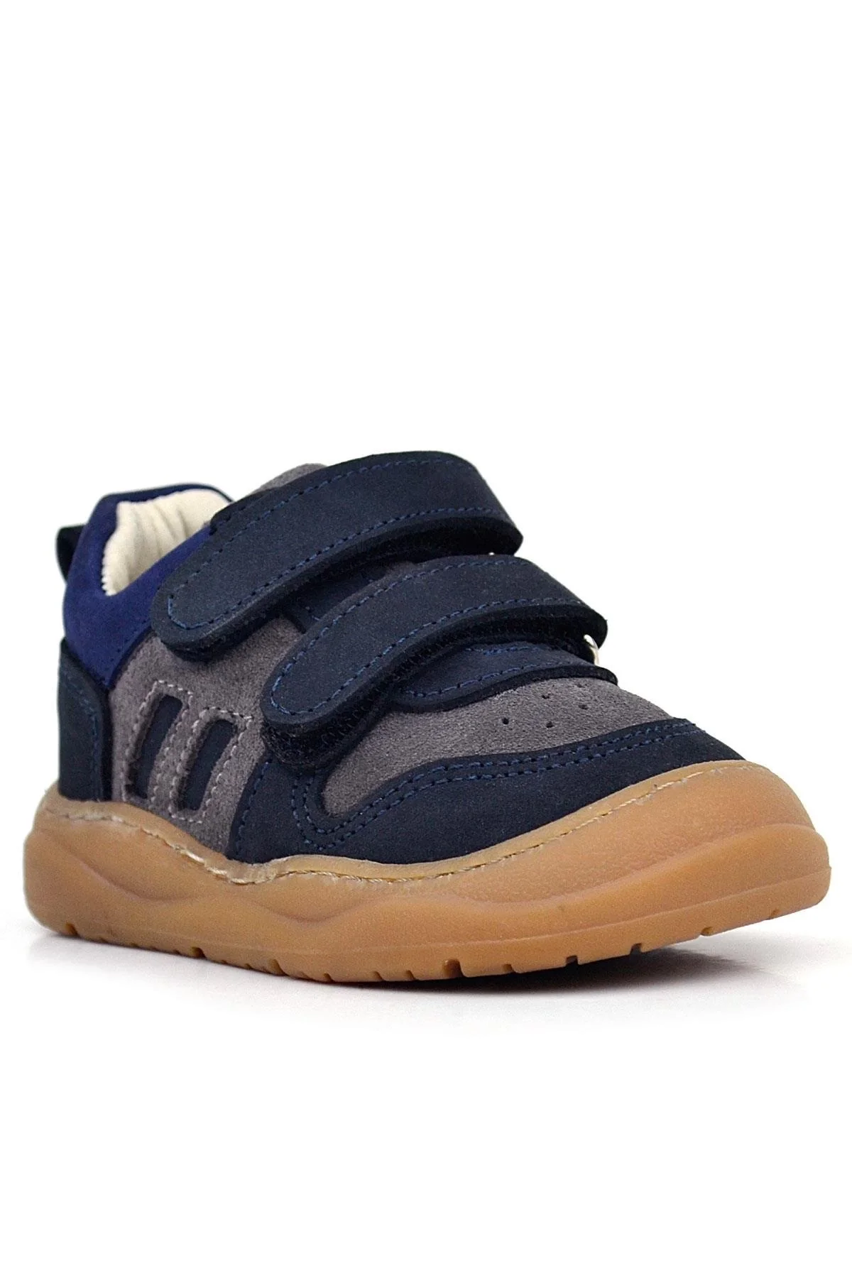 Rakerplus Schaggy Hakiki Deri Lacivert Bebek Spor Ayakkabı