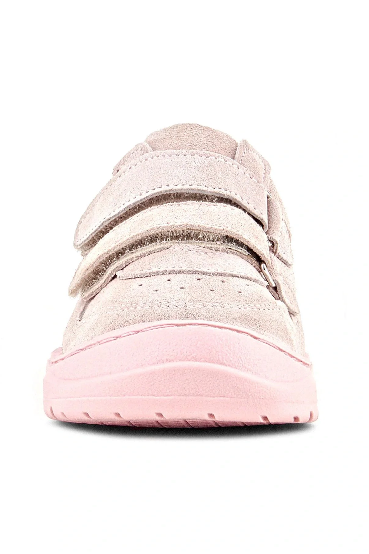 Rakerplus Schaggy Hakiki Deri Pudra Pembe Cırtlı Bebek Spor Ayakkabı