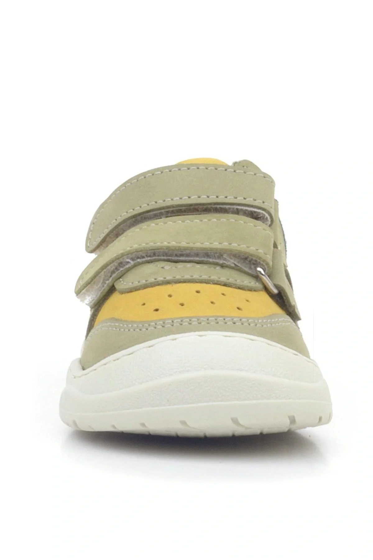 Rakerplus Schaggy Hakiki Deri Sarı Yeşil Bebek Spor Ayakkabı