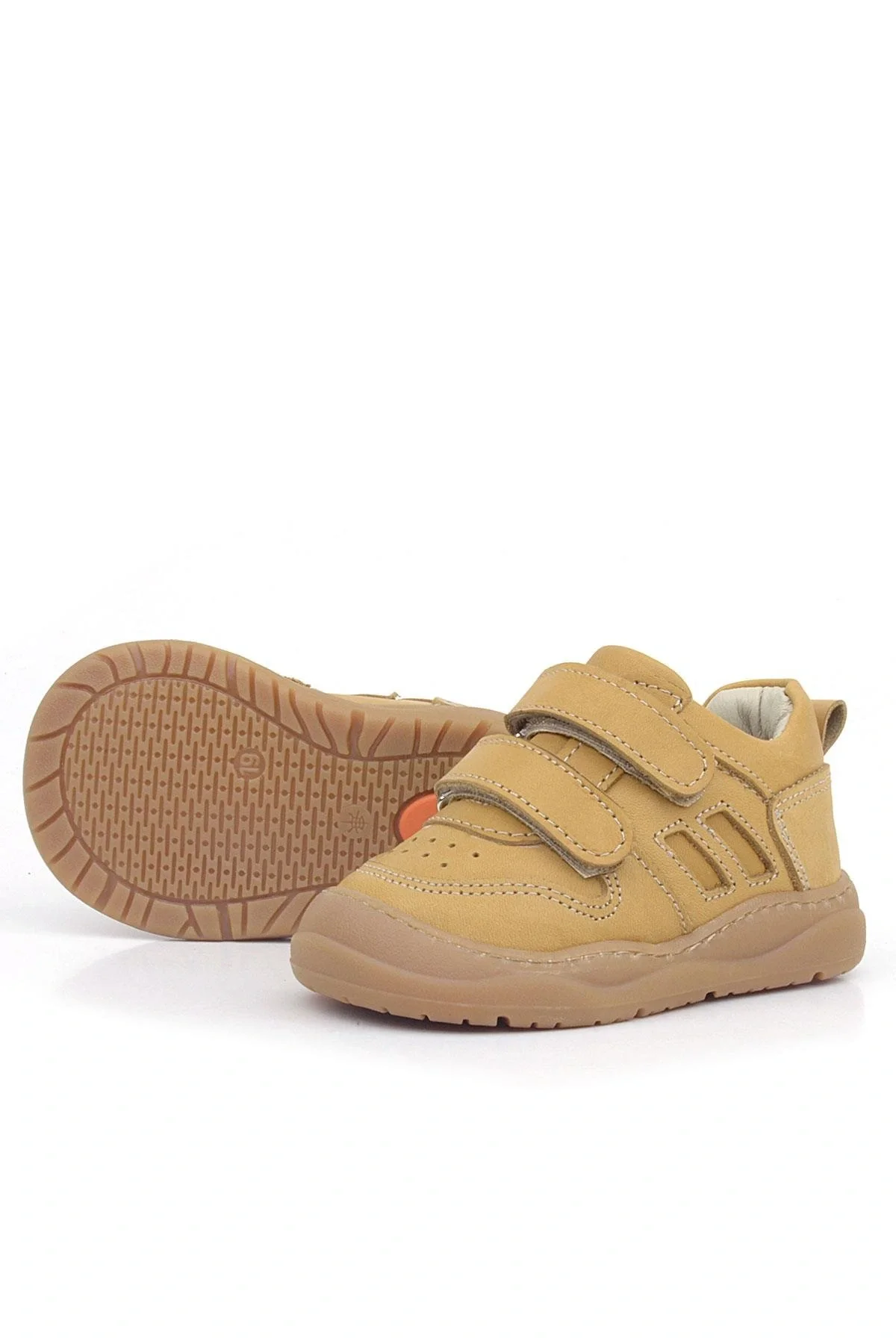 Rakerplus Schaggy Hakiki Deri Taba Cırtlı Bebek Spor Ayakkabı