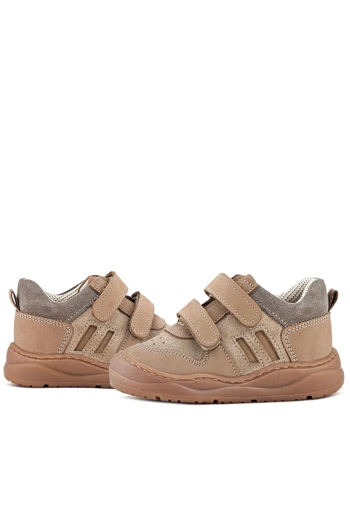 Rakerplus Schaggy Hakiki Deri Vizon Cırtlı Bebek Spor Ayakkabı