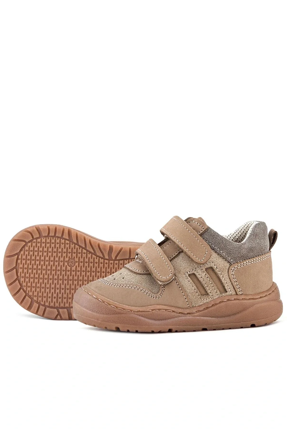 Rakerplus Schaggy Hakiki Deri Vizon Cırtlı Bebek Spor Ayakkabı