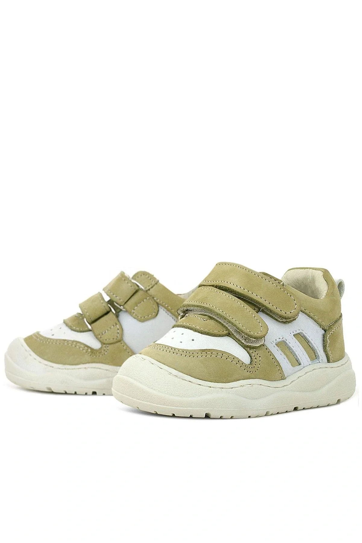 Rakerplus Schaggy Hakiki Deri Yeşil Bebek Spor Ayakkabı