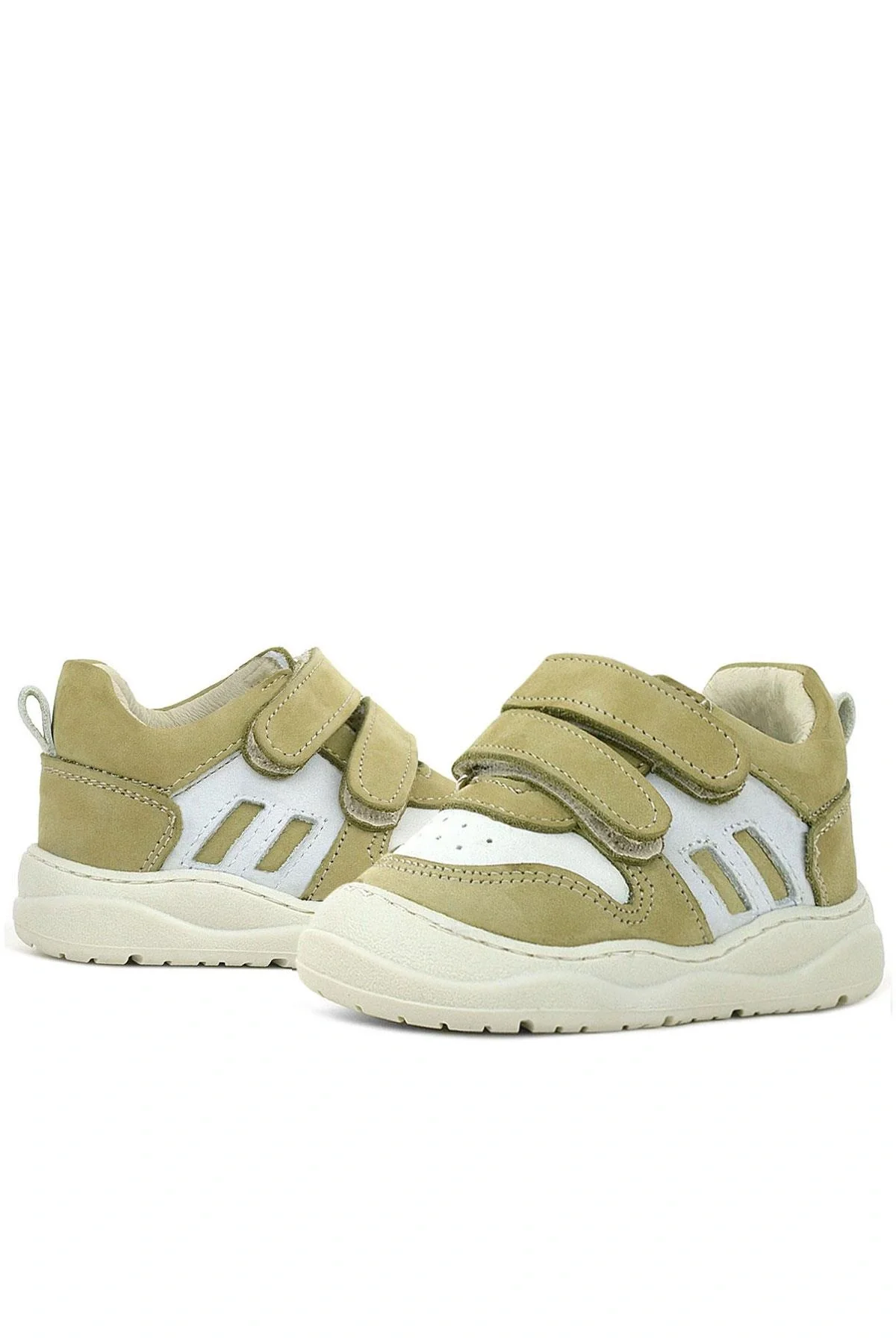 Rakerplus Schaggy Hakiki Deri Yeşil Bebek Spor Ayakkabı