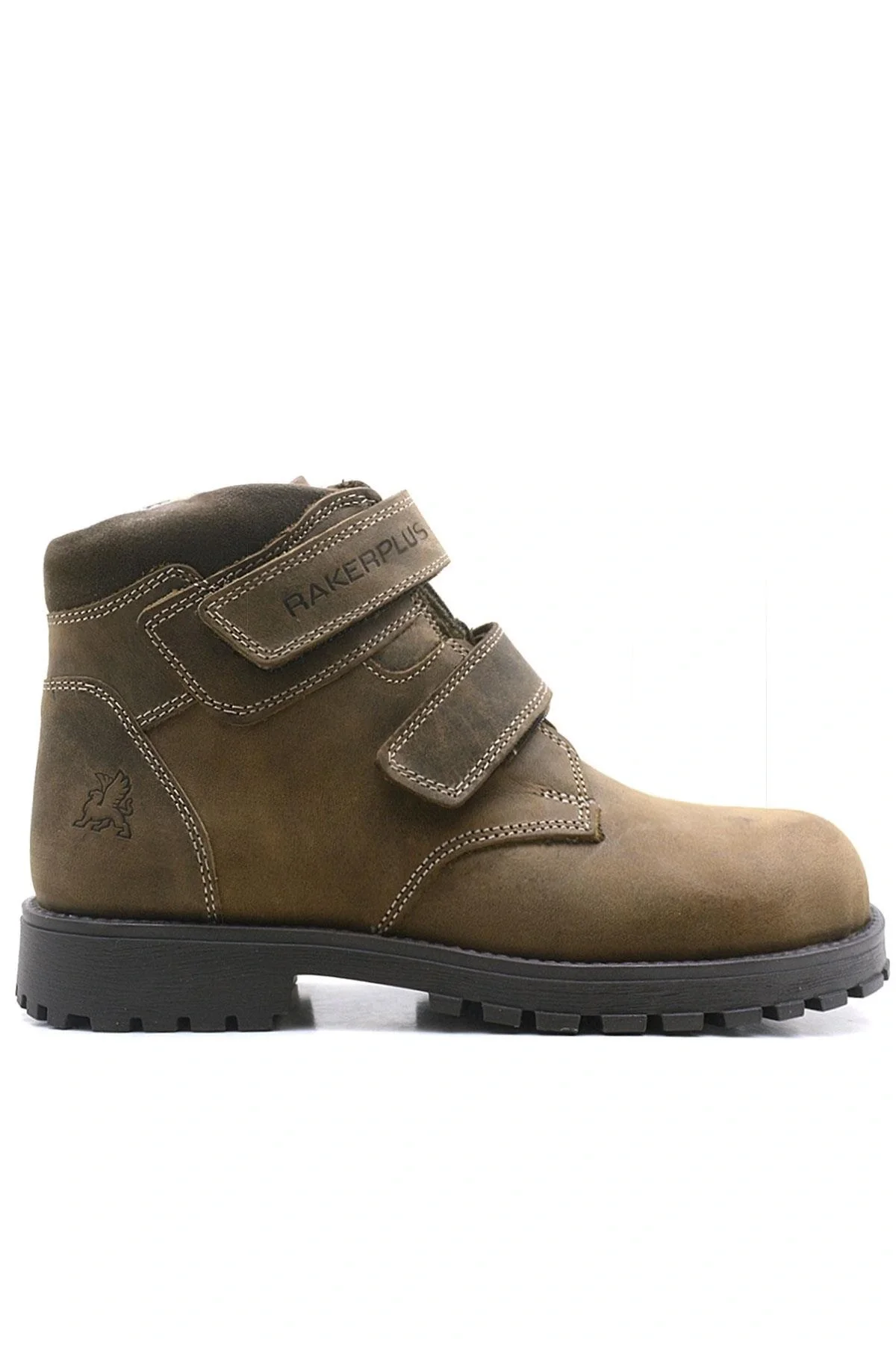 Rakerplus Sentor Hakiki Deri Kum Rengi Kürklü Cırtlı Çocuk Bot