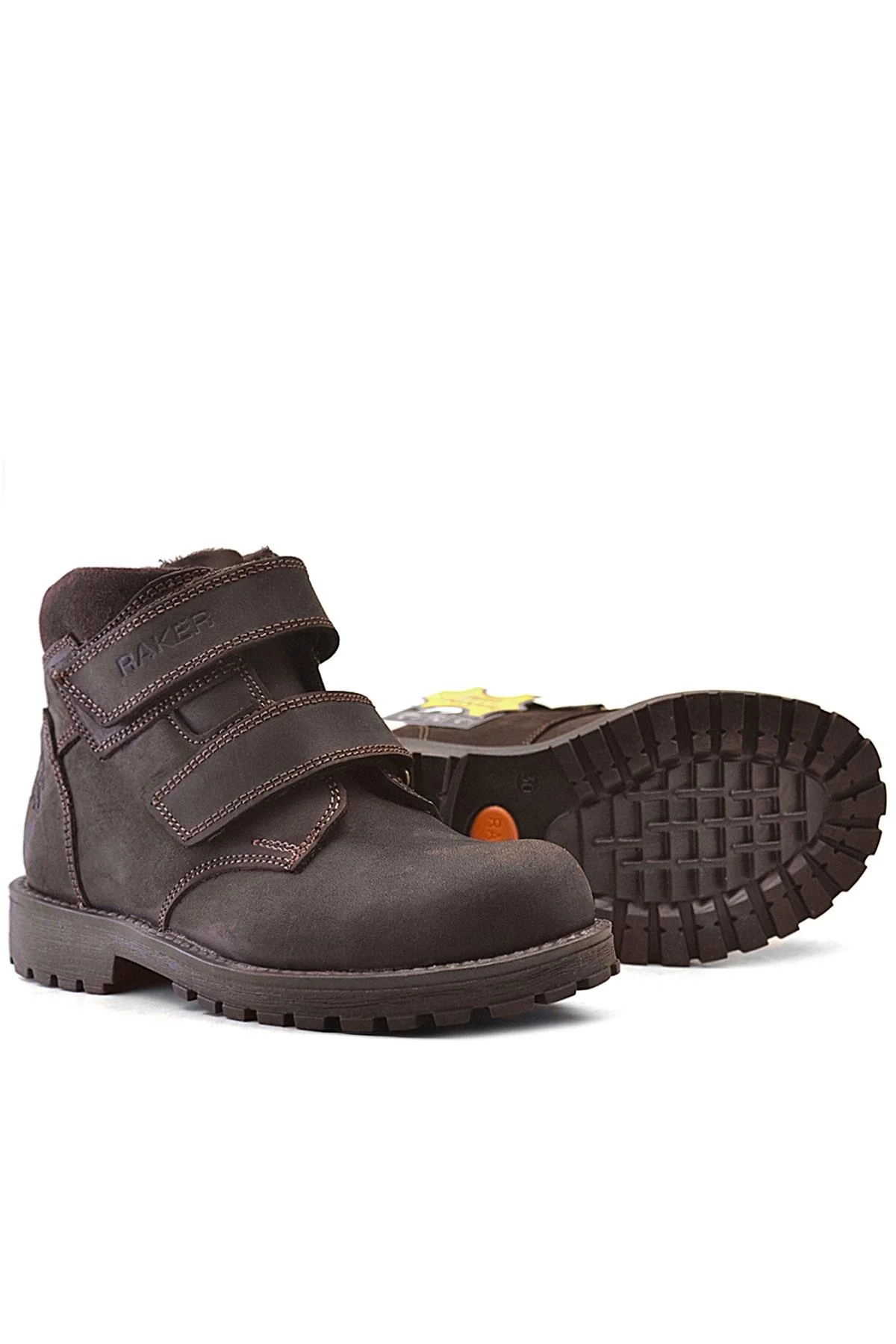 Rakerplus Sentor Hakiki Deri Kürklü Cırtlı Çocuk Bot