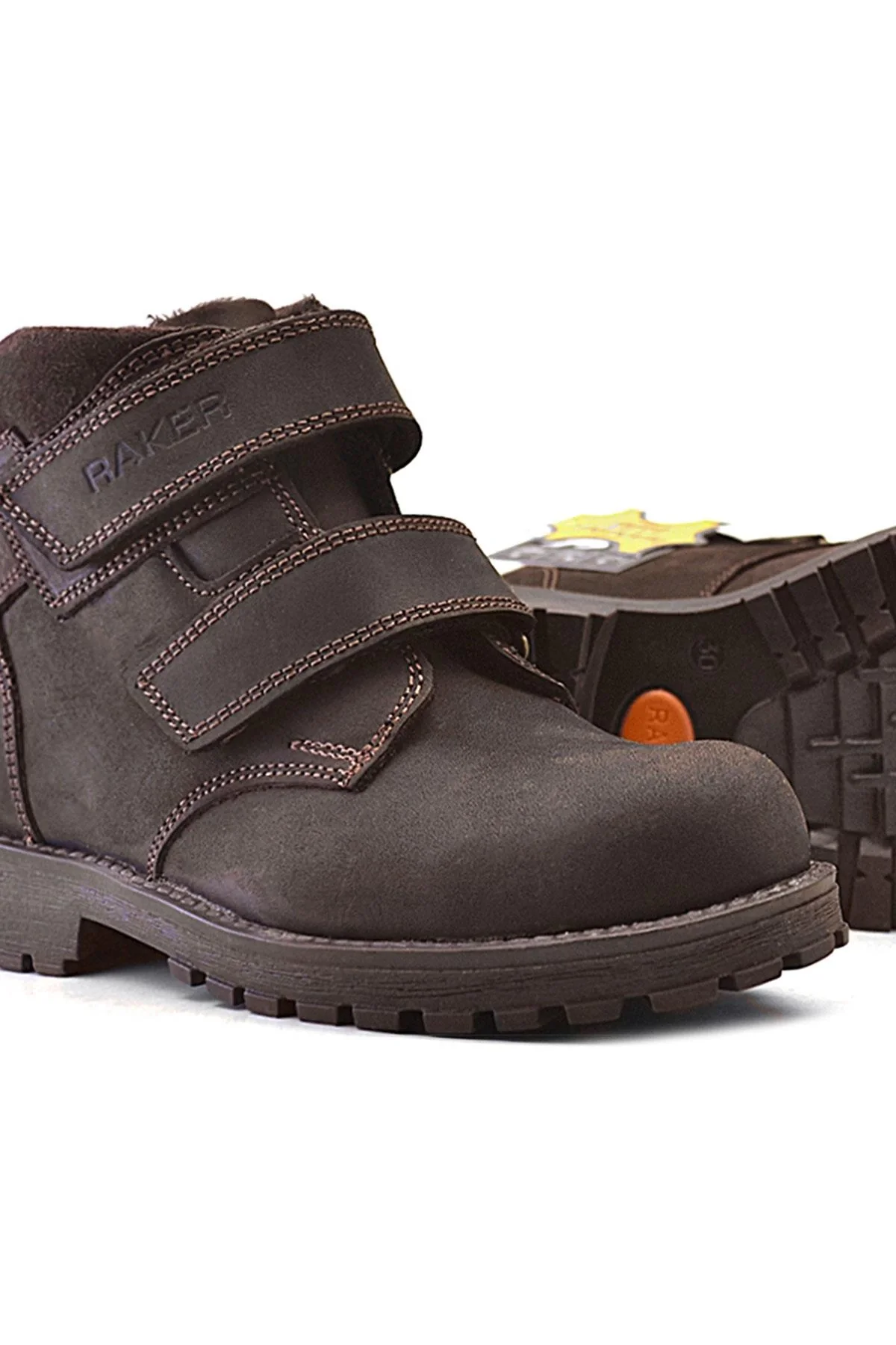 Rakerplus Sentor Hakiki Deri Kürklü Cırtlı Çocuk Bot