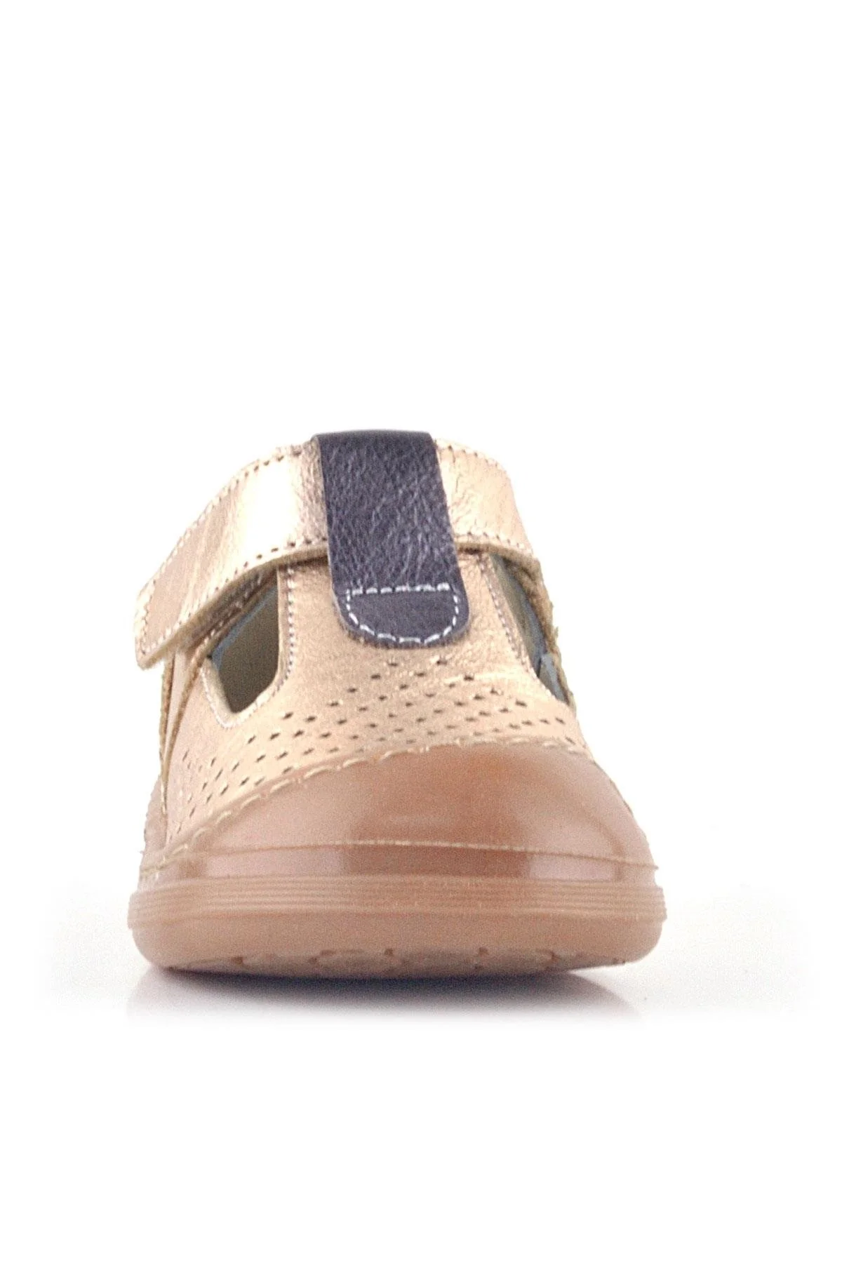 Rakerplus Shaun Hakiki Deri Bakır Cırtlı Anatomik Kız Bebek Sandalet