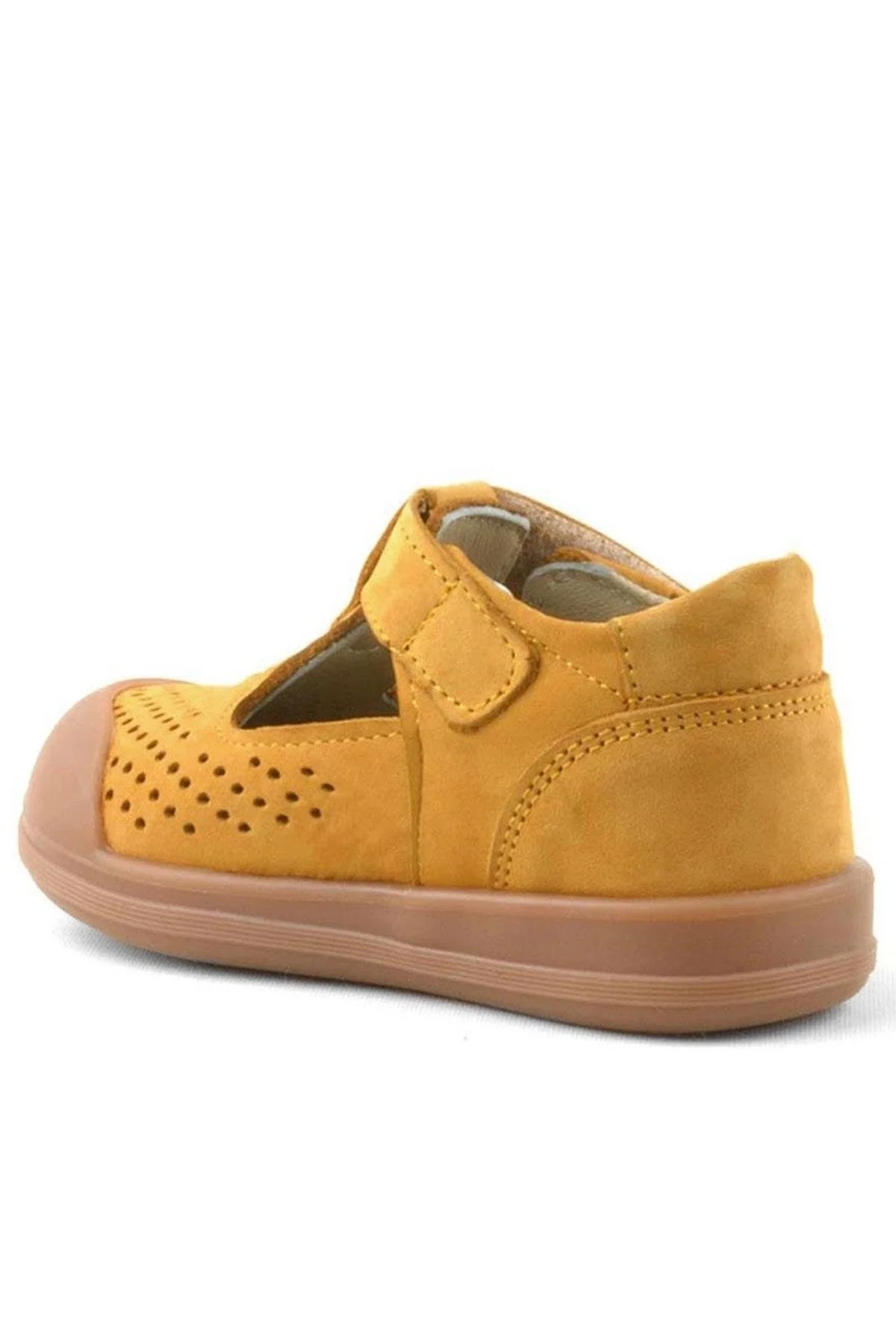 Rakerplus Shaun Hakiki Deri Taba Cırtlı Anatomik Bebek Sandalet