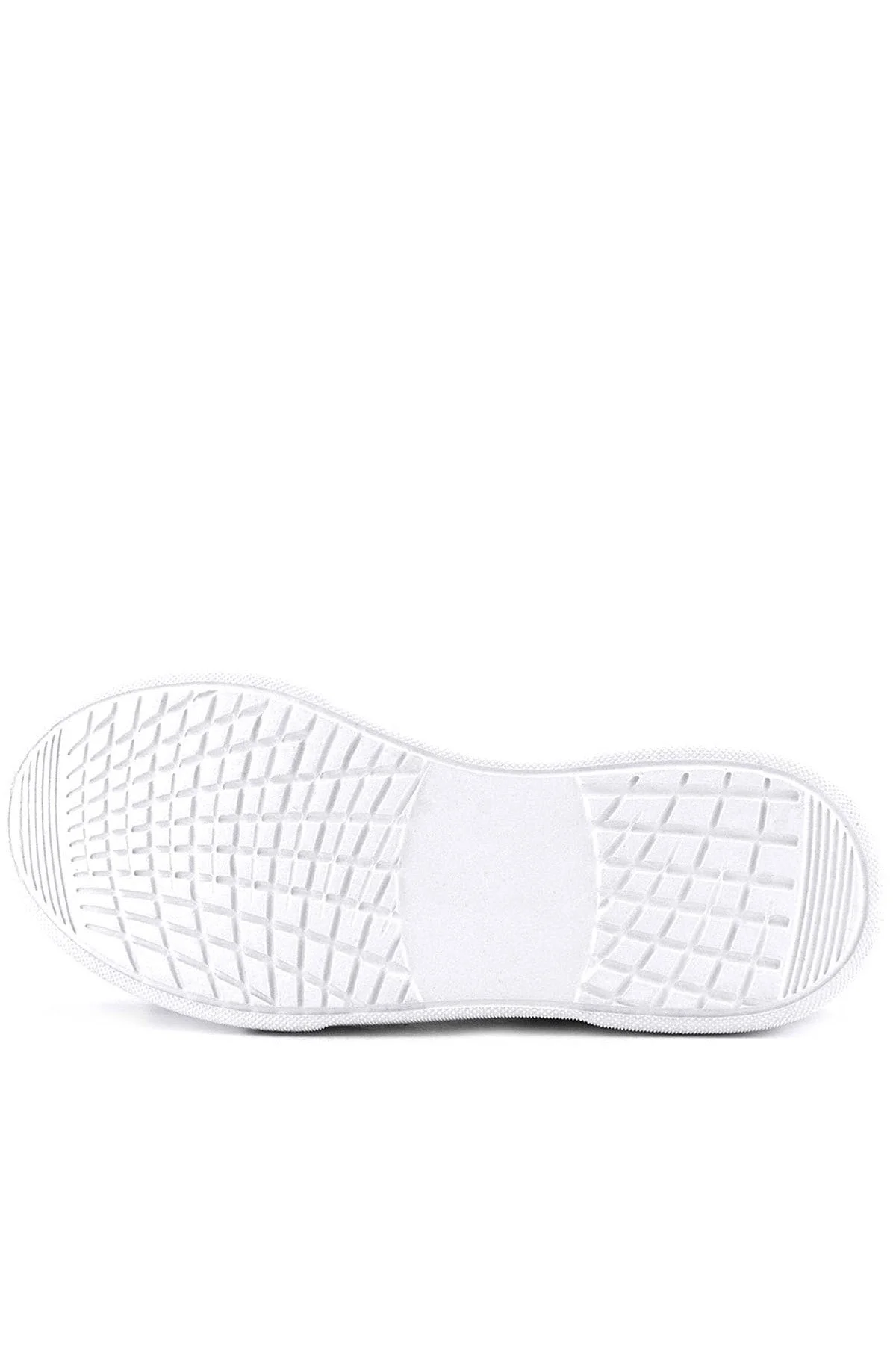 Rakerplus Siyah Cilt Bağcıklı Hafif Beyaz Tabanlı Çocuk Spor Ayakkabı