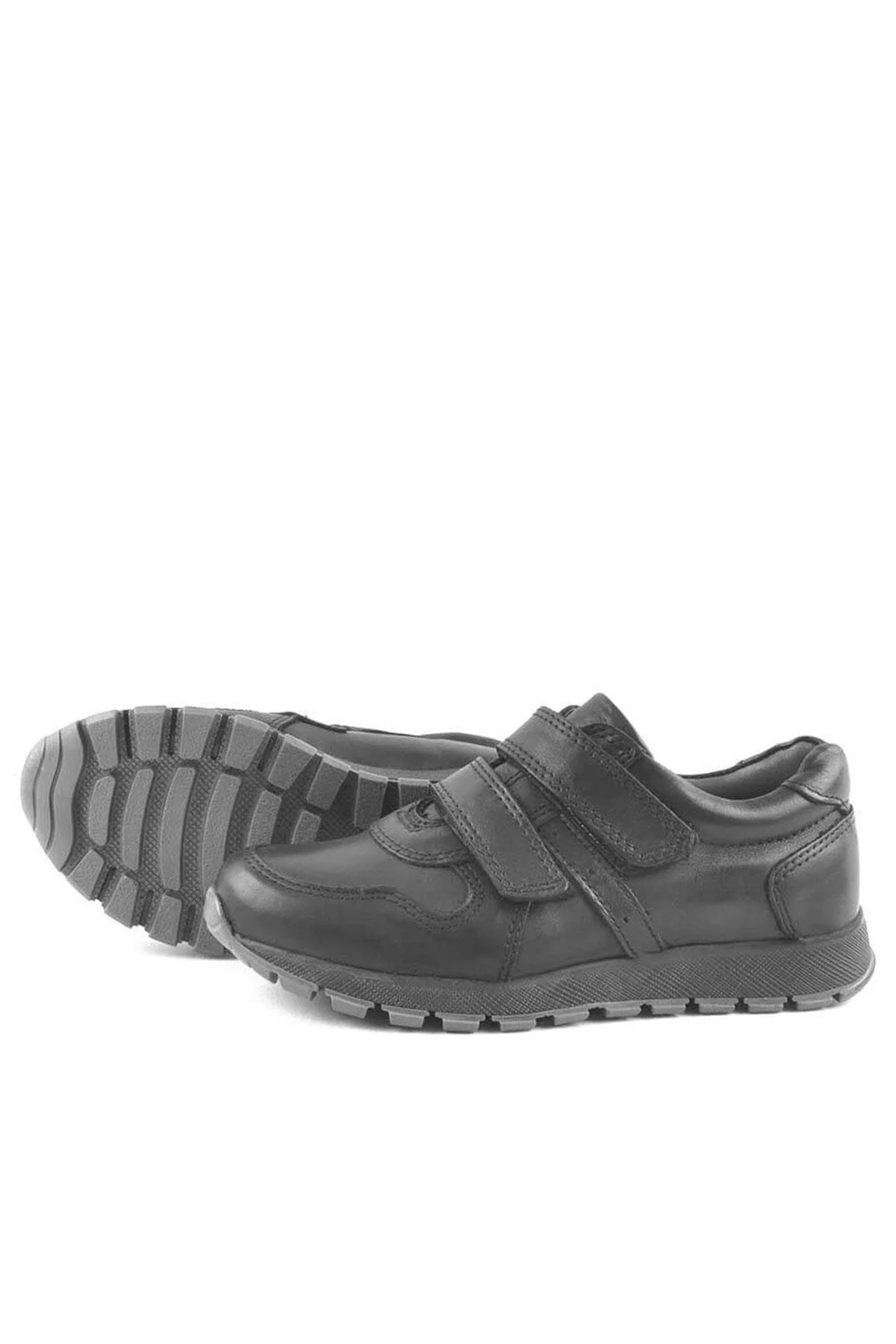 Rakerplus Siyah Cırtlı Erkek Çocuk Spor Okul Ayakkabı