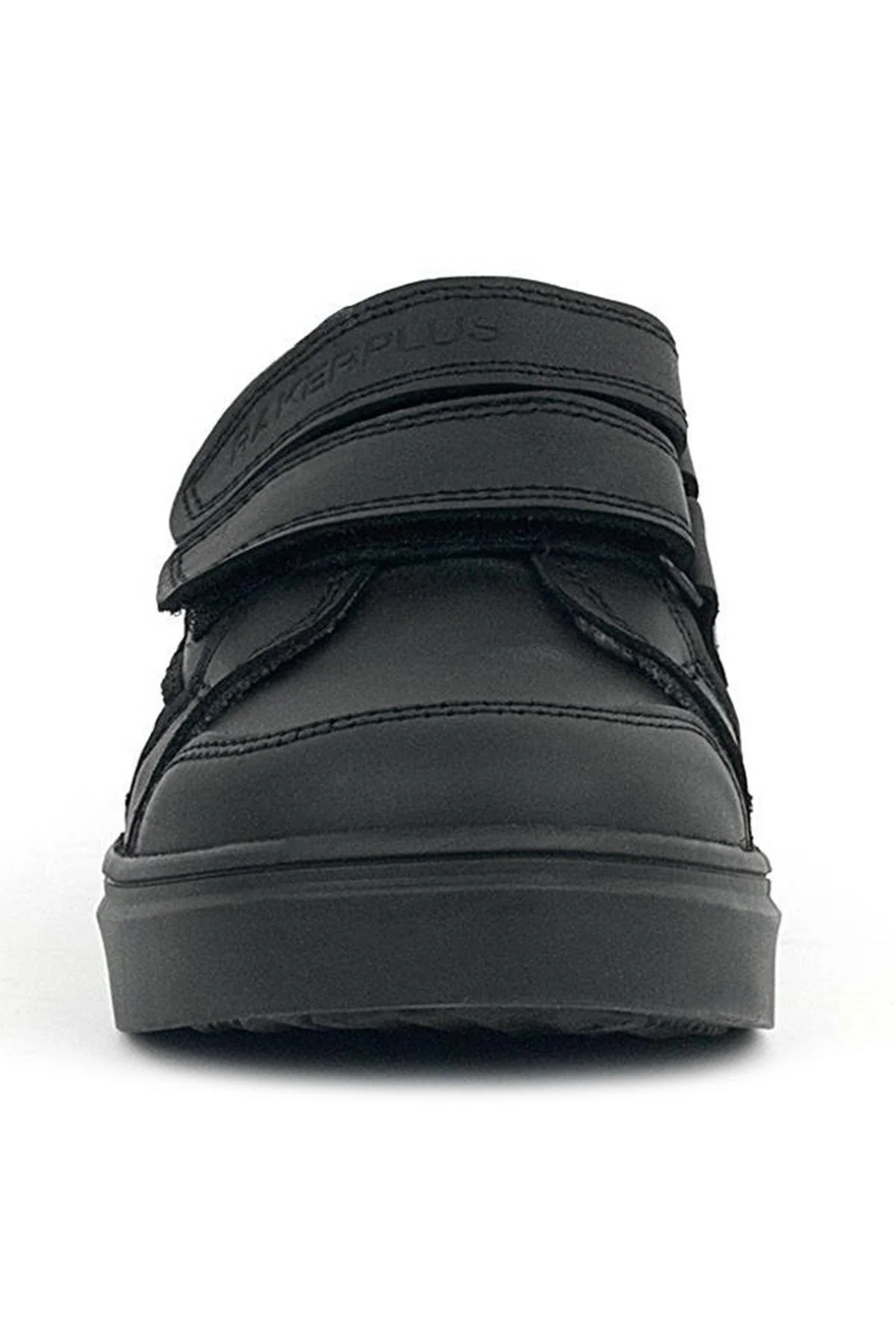 Rakerplus Siyah Hakiki Deri Cırtlı Erkek Çocuk Sneaker Ayakkabı