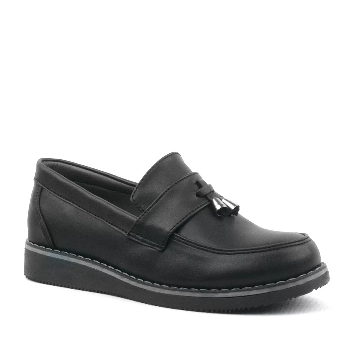 Rakerplus Siyah Mat Loafer Klasik Çocuk Ayakkabısı