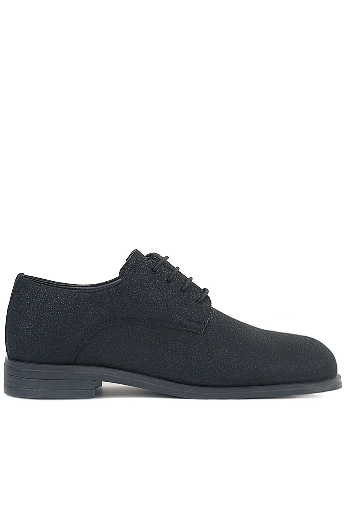 Rakerplus Siyah Simli Bağcıklı Takım Elbise Klasik Çocuk Ayakkabı