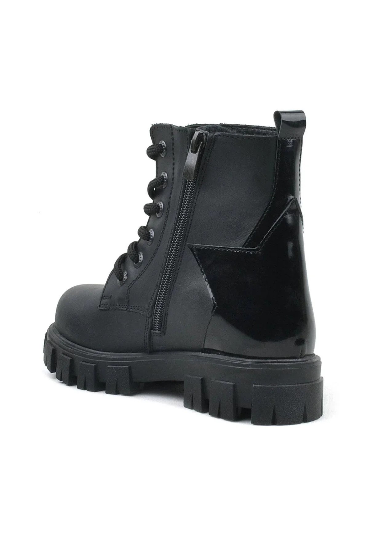 Rakerplus Siyah Yıldız Detaylı Kız Çocuk Bot