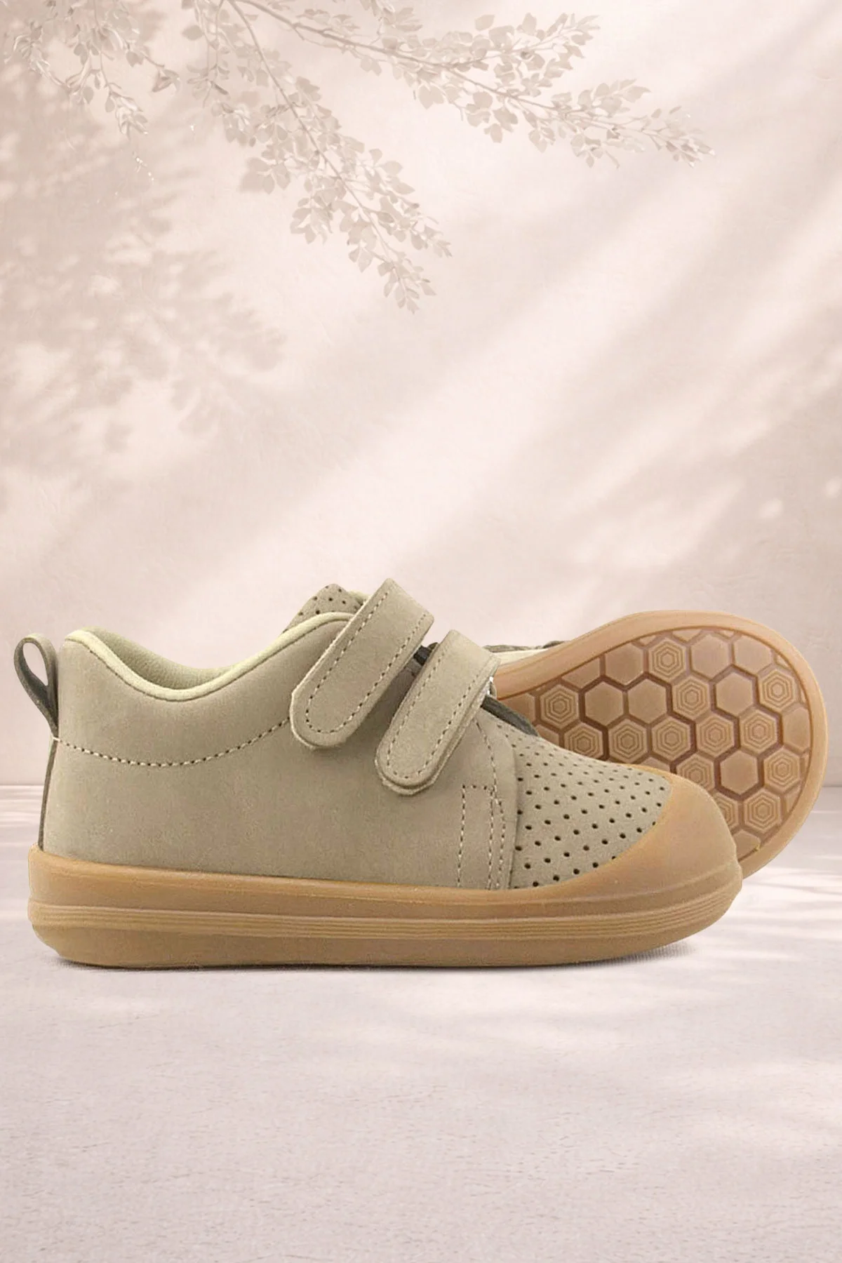 Rakerplus Sonic Hakiki Deri Vizon Cırtlı Anatomik Bebek Spor Ayakkabı Sneaker