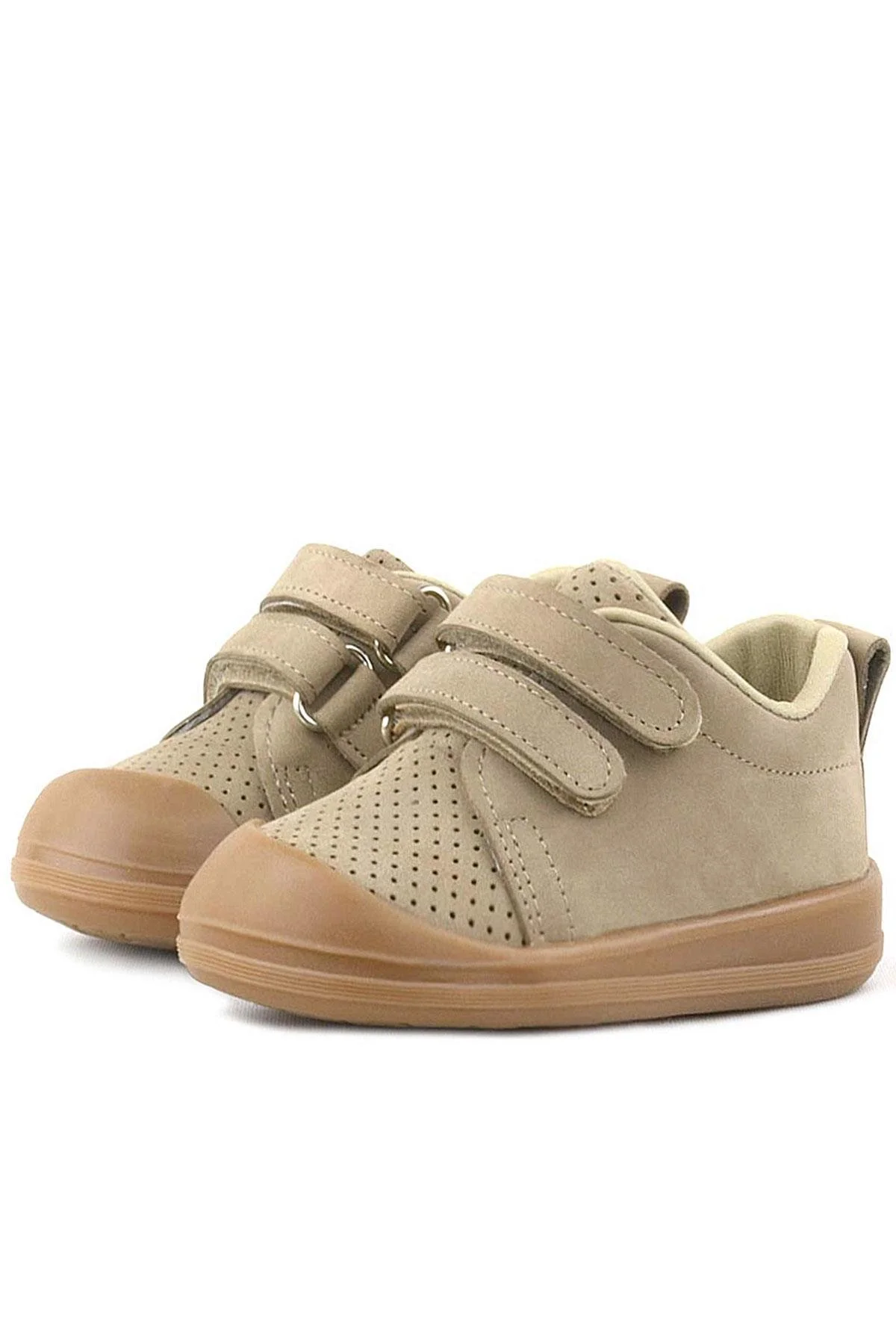 Rakerplus Sonic Hakiki Deri Vizon Cırtlı Anatomik Bebek Spor Ayakkabı Sneaker