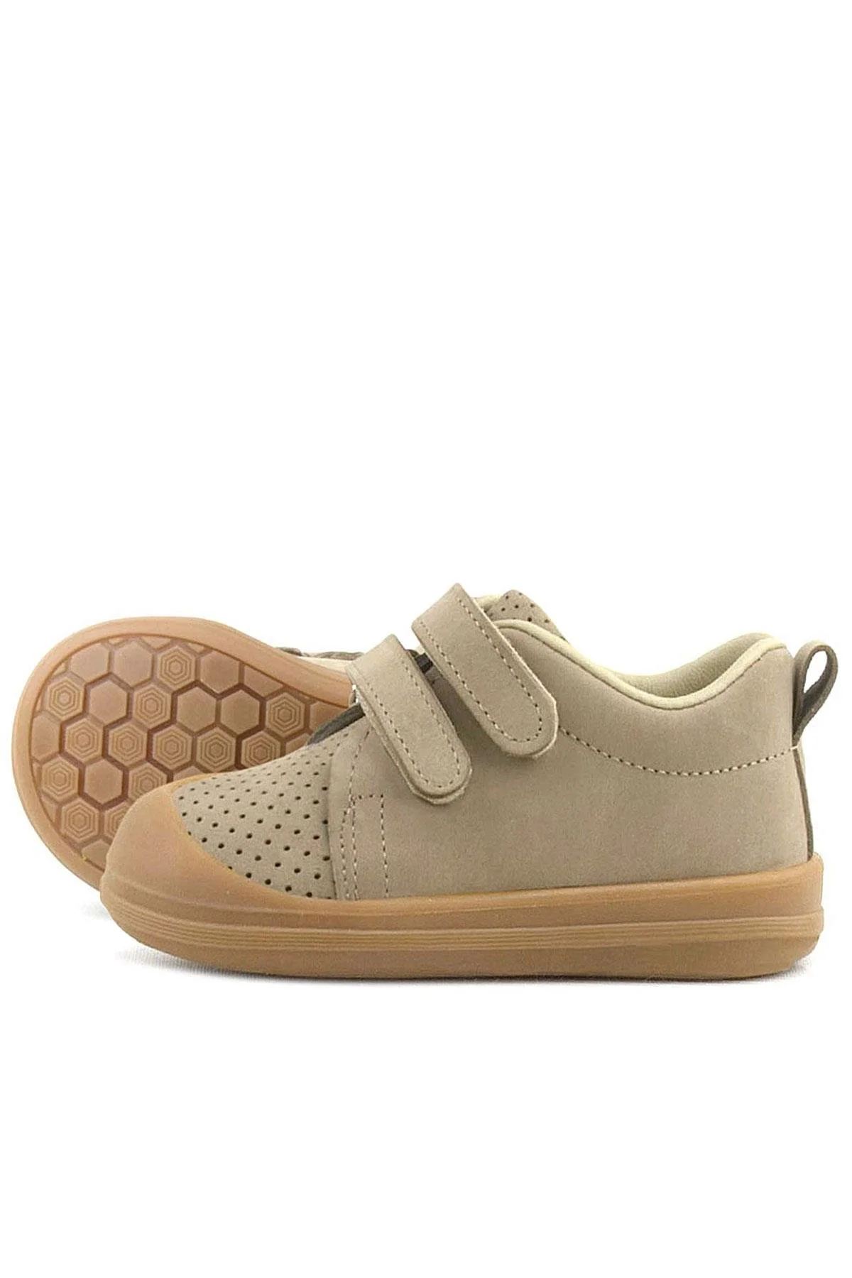 Rakerplus Sonic Hakiki Deri Vizon Cırtlı Anatomik Bebek Spor Ayakkabı Sneaker