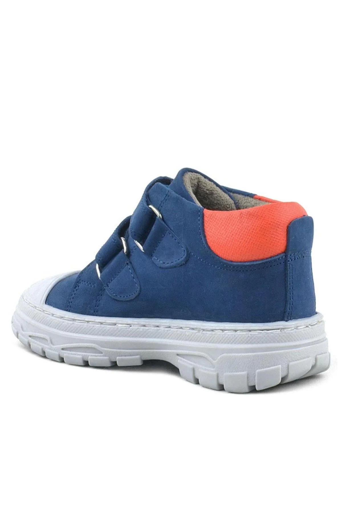 Rakerplus Tails Hakiki Deri Lacivert Cırtlı Çocuk Spor Bot