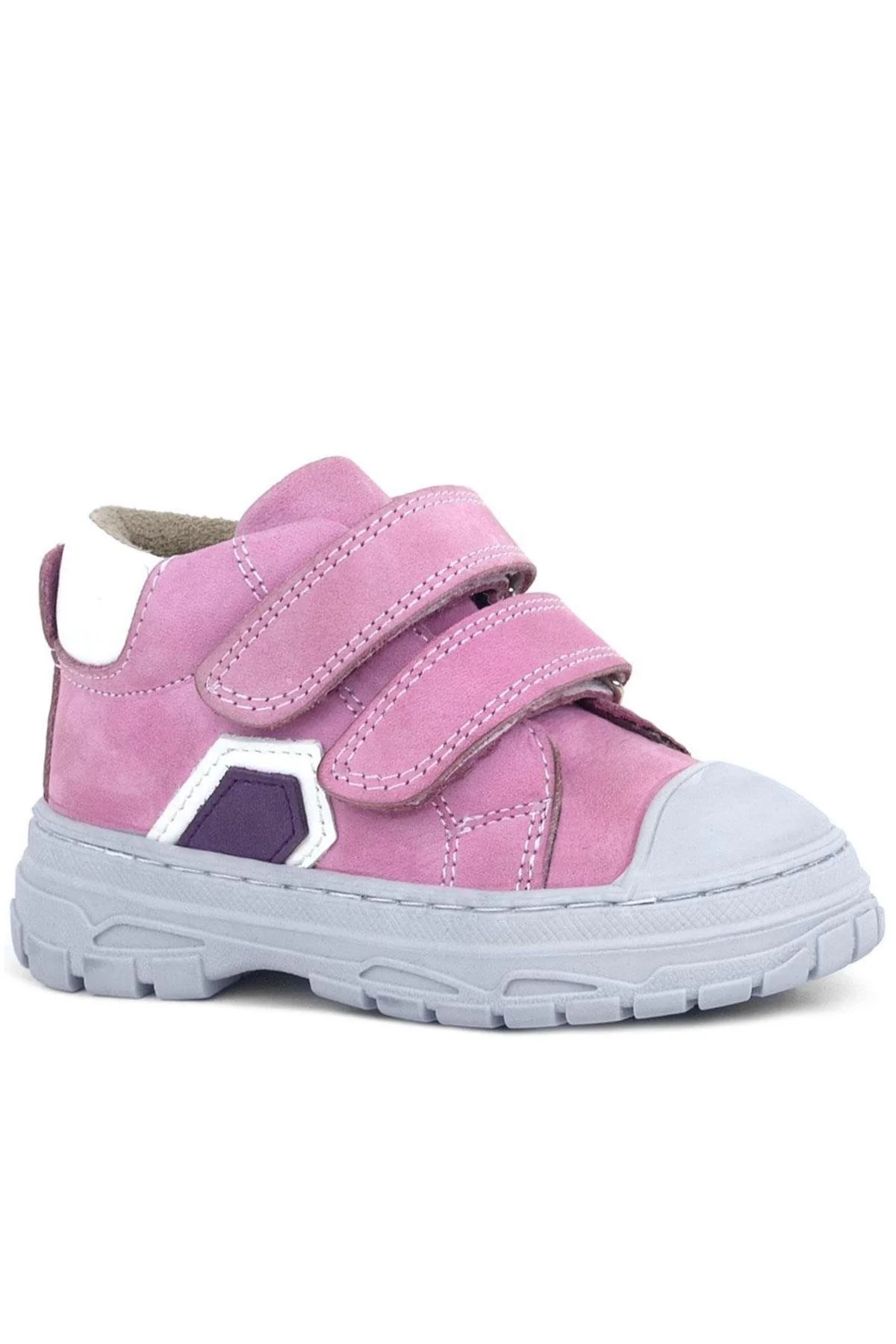 Rakerplus Tails Hakiki Deri Pembe Cırtlı Çocuk Spor Bot