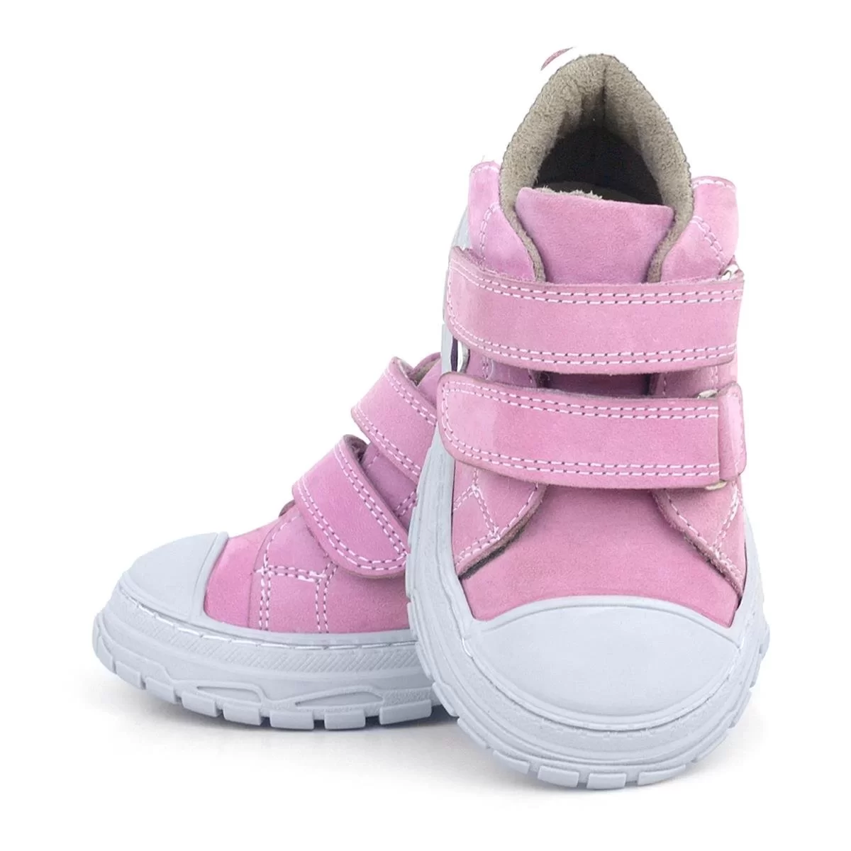 Rakerplus Tails Hakiki Deri Pembe Cırtlı Çocuk Spor Bot