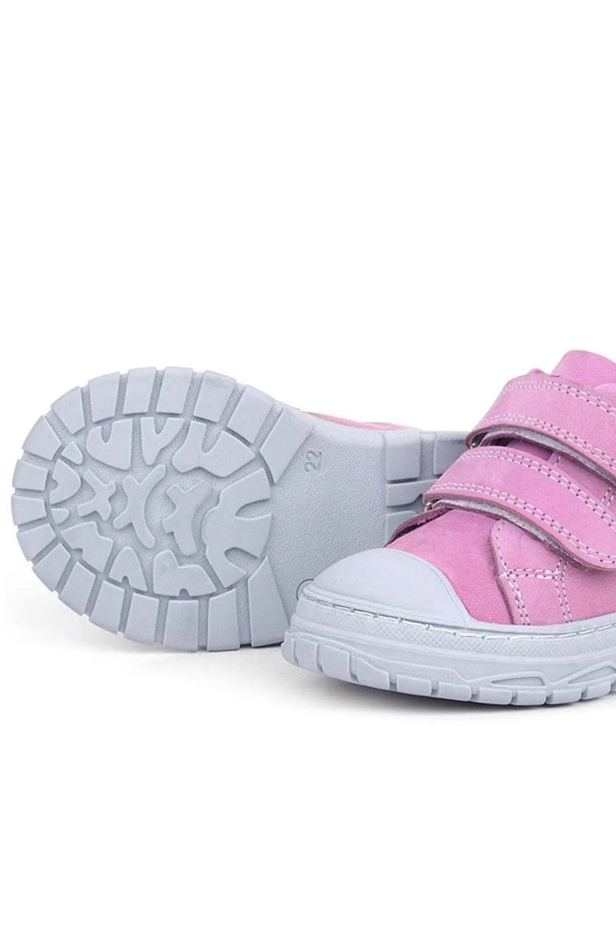 Rakerplus Tails Hakiki Deri Pembe Cırtlı Çocuk Spor Bot