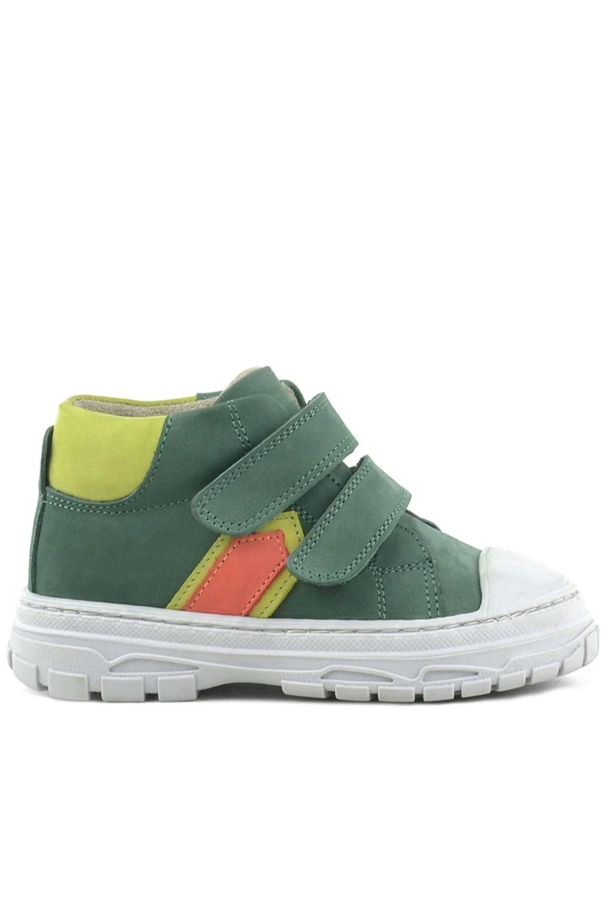 Rakerplus Tails Hakiki Deri Yeşil Cırtlı Çocuk Spor Bot