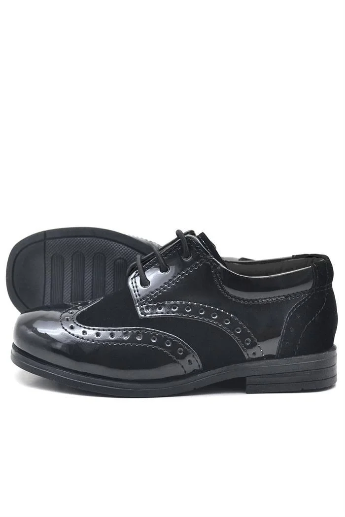 Rakerplus Titan Rugan Bağcıklı Klasik Erkek Bebek Abiye Ayakkabı