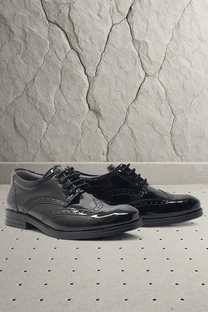 Rakerplus Titan Rugan Bağcıklı Klasik Erkek Çocuk Okul Ayakkabı