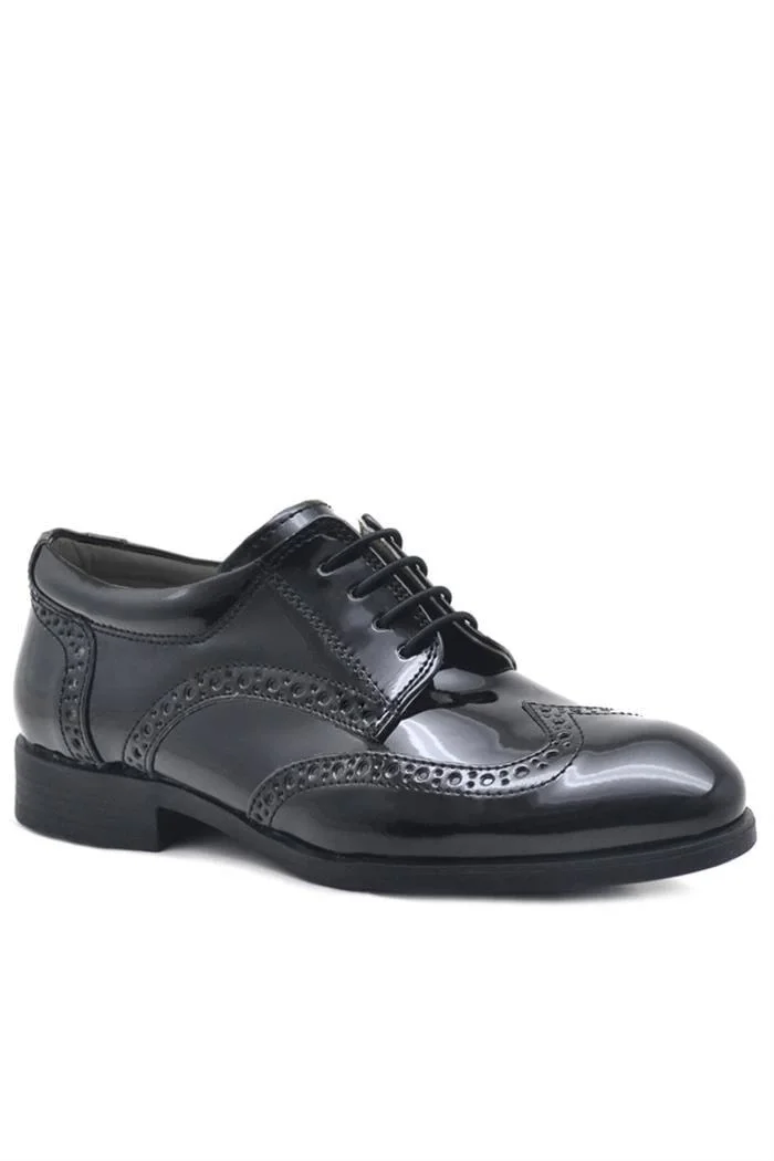 Rakerplus Titan Rugan Bağcıklı Klasik Erkek Çocuk Okul Ayakkabı