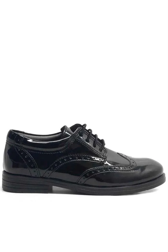 Rakerplus Titan Rugan Bağcıklı Klasik Erkek Çocuk Okul Ayakkabı