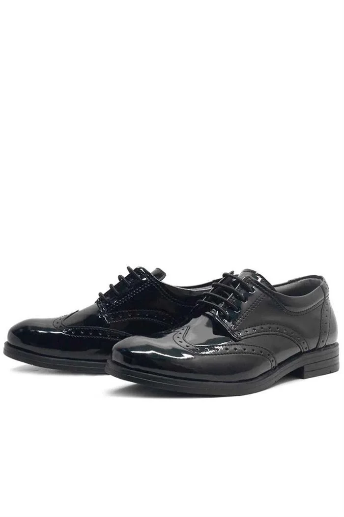 Rakerplus Titan Rugan Bağcıklı Klasik Erkek Çocuk Okul Ayakkabı