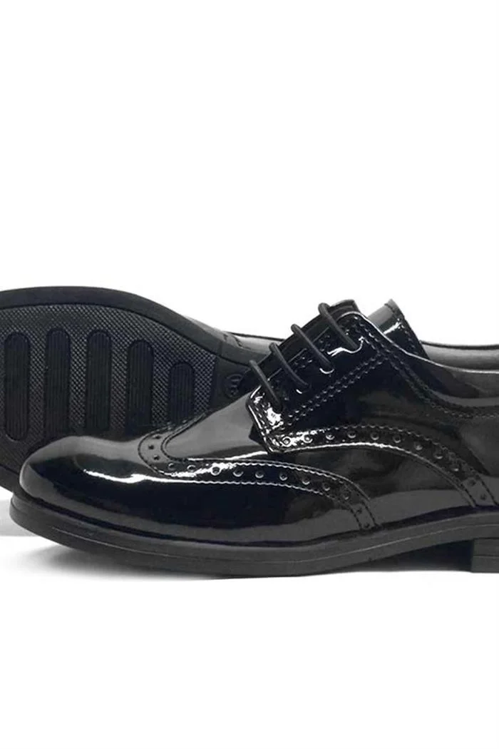 Rakerplus Titan Rugan Bağcıklı Klasik Erkek Çocuk Okul Ayakkabı