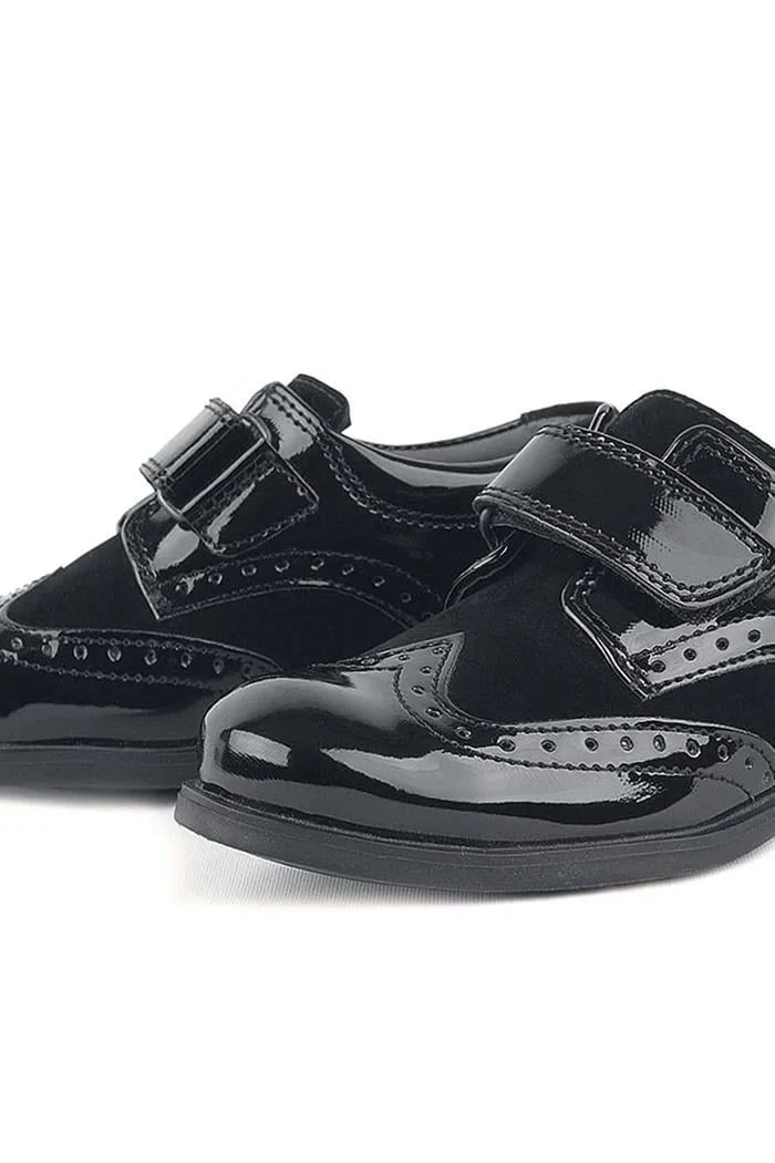 Rakerplus Titan Rugan Cırt Cırtlı Klasik Erkek Çocuk Abiye Ayakkabı