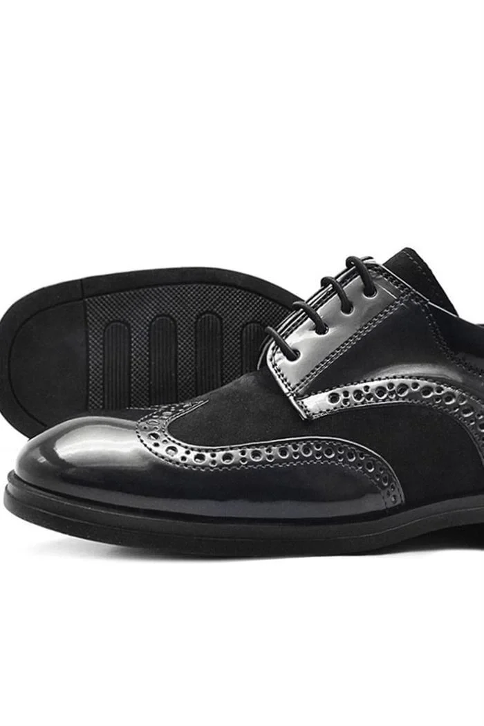 Rakerplus Titan Siyah Rugan Süet Klasik Erkek Çocuk Ayakkabı