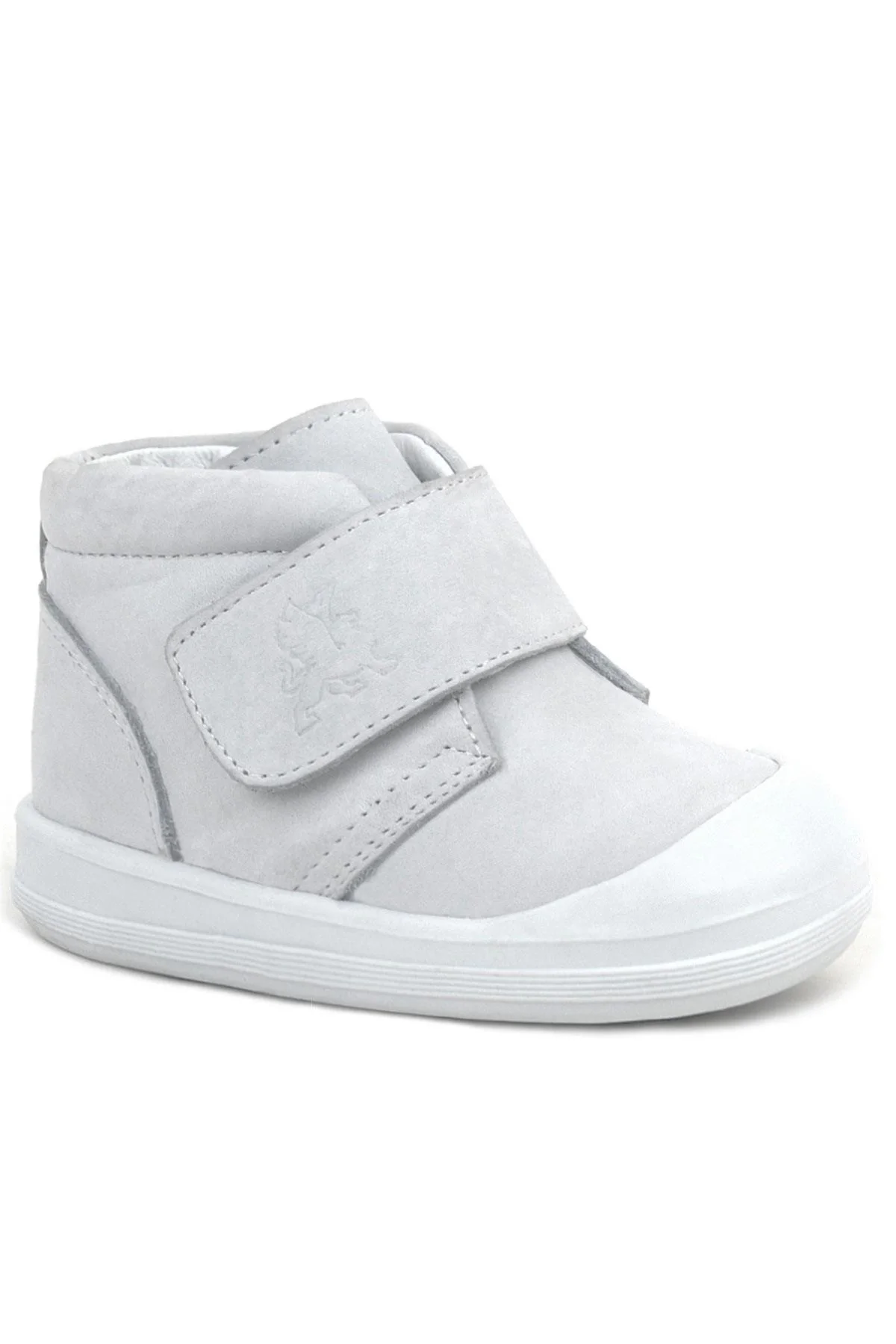 Rakerplus Yoohoo Hakiki Deri Beyaz Cırtlı Kız Bebek Bot