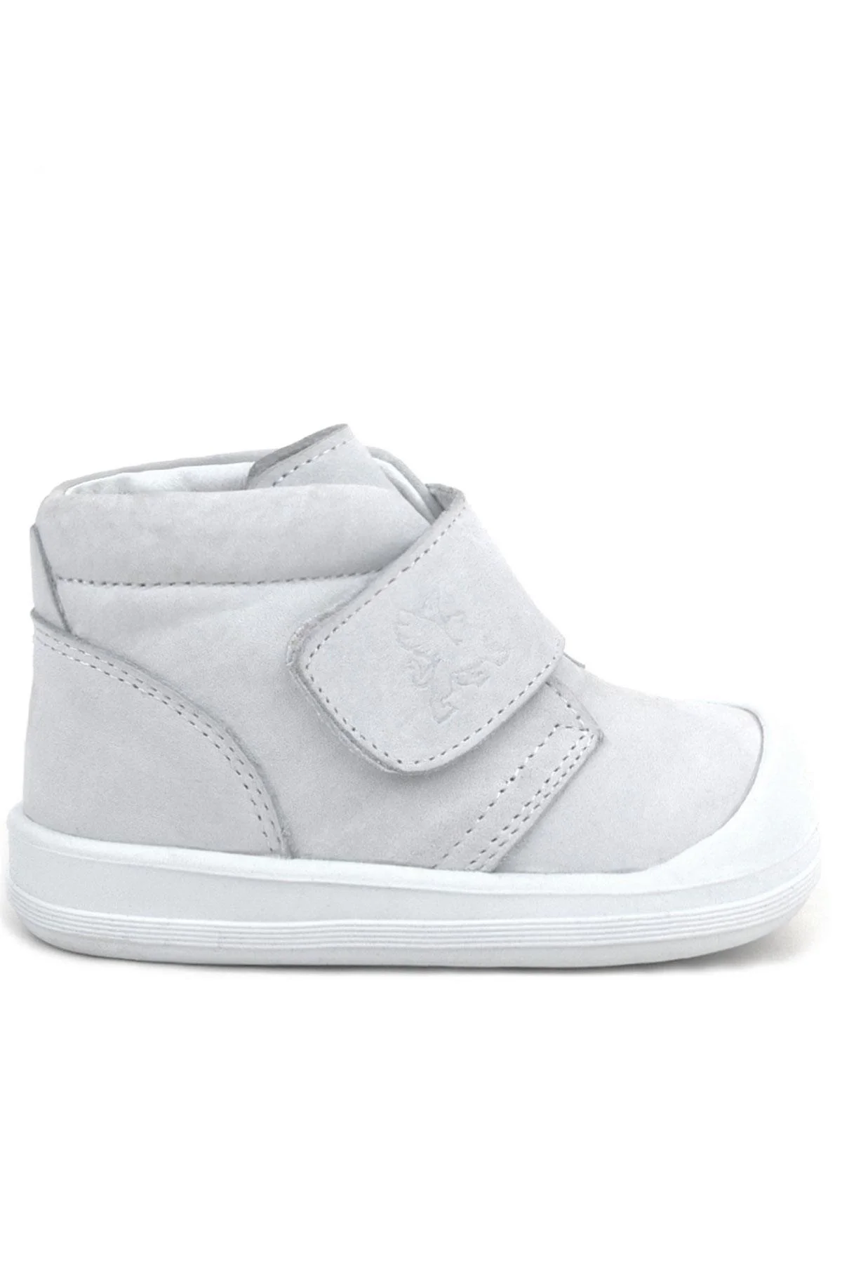 Rakerplus Yoohoo Hakiki Deri Beyaz Cırtlı Kız Bebek Bot