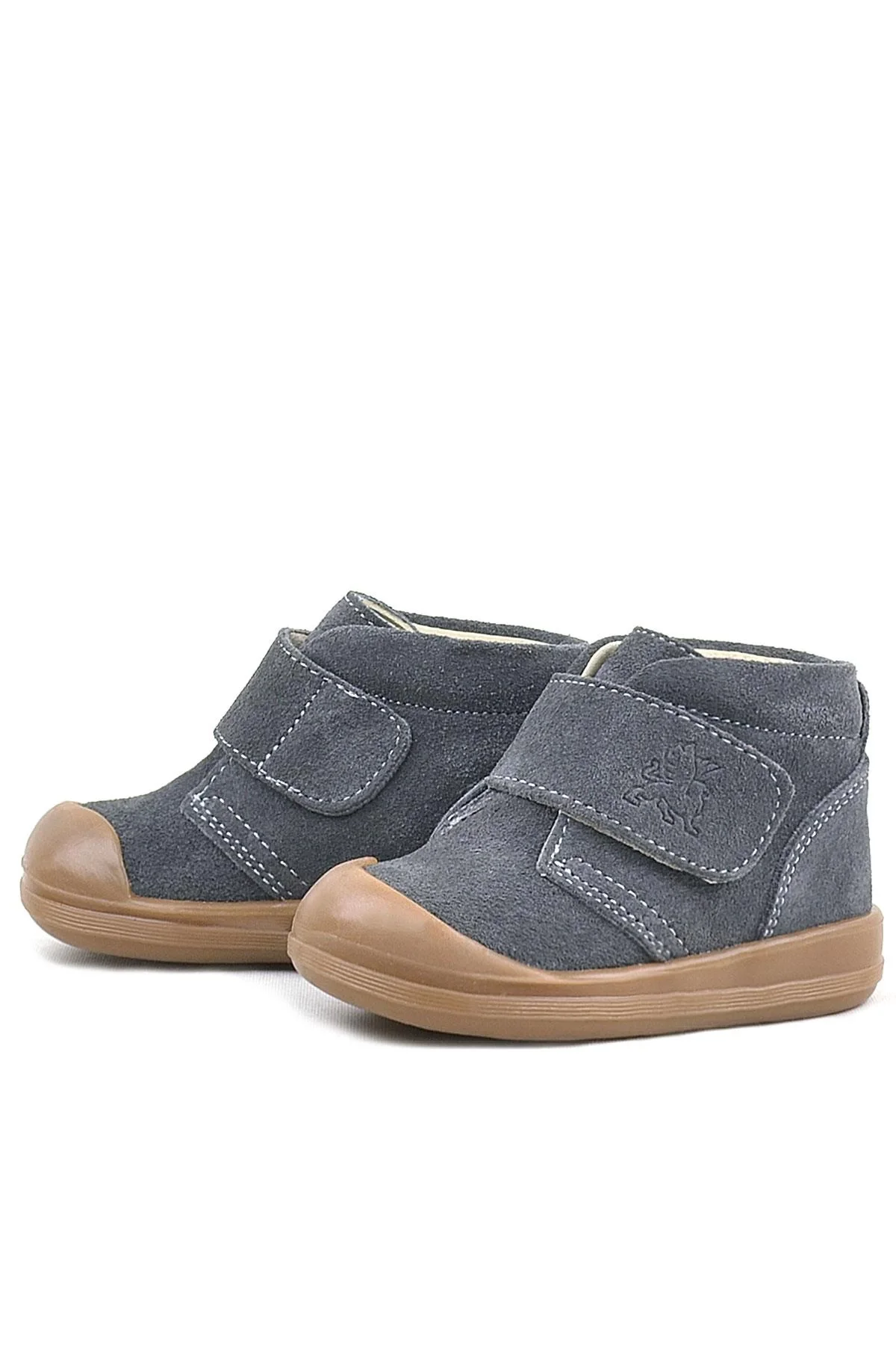 Rakerplus Yoohoo Hakiki Deri Füme Cırtlı Unisex Bebek Bot