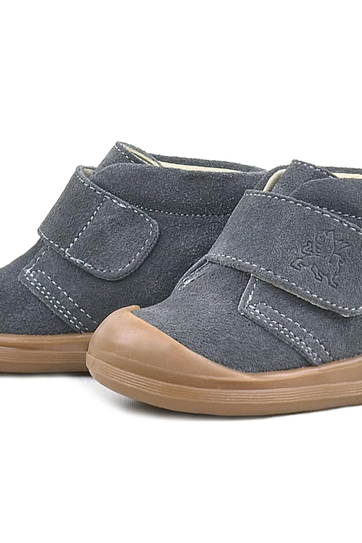 Rakerplus Yoohoo Hakiki Deri Füme Cırtlı Unisex Bebek Bot