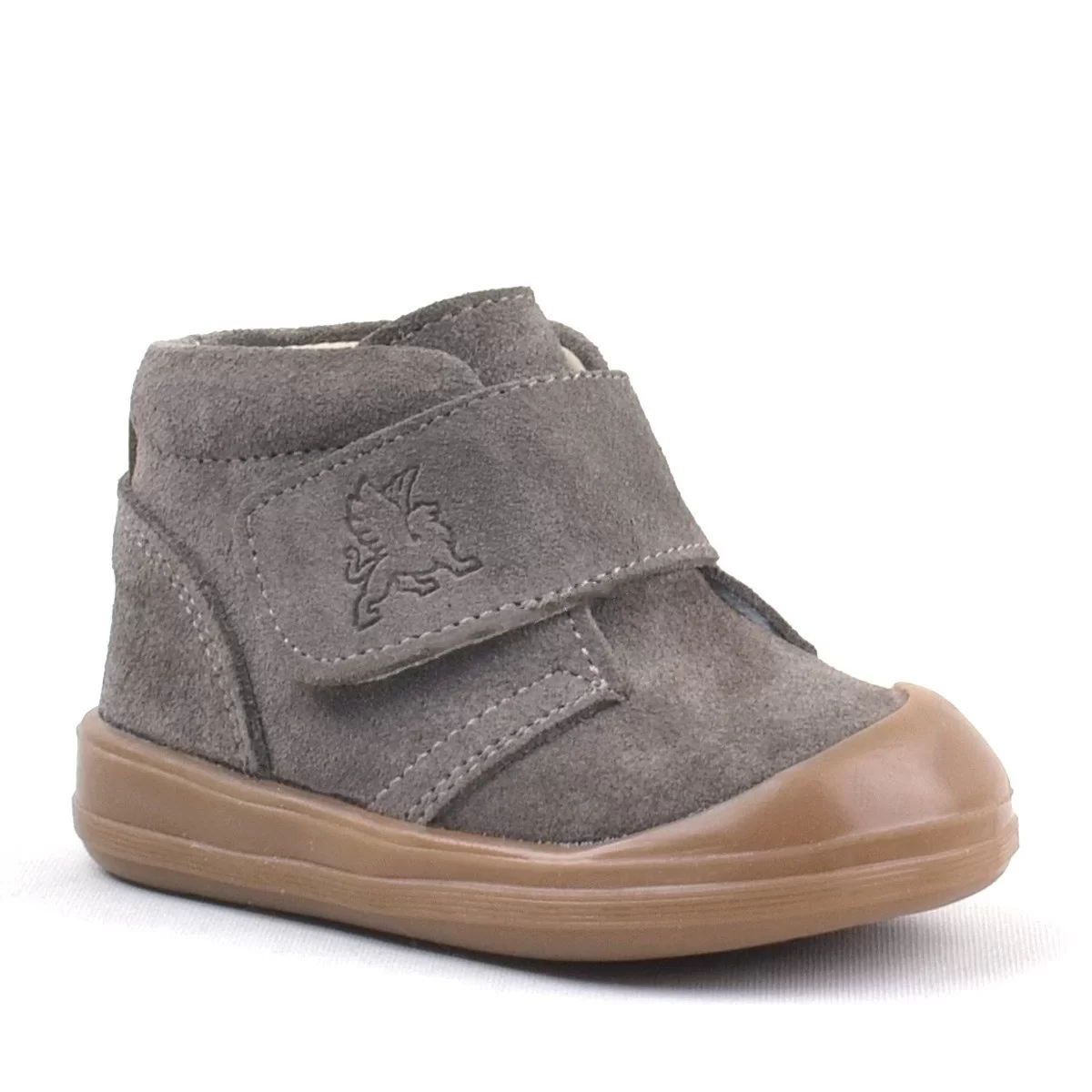 Rakerplus Yoohoo Hakiki Deri Kum Rengi Cırtlı Unisex Bebek Bot