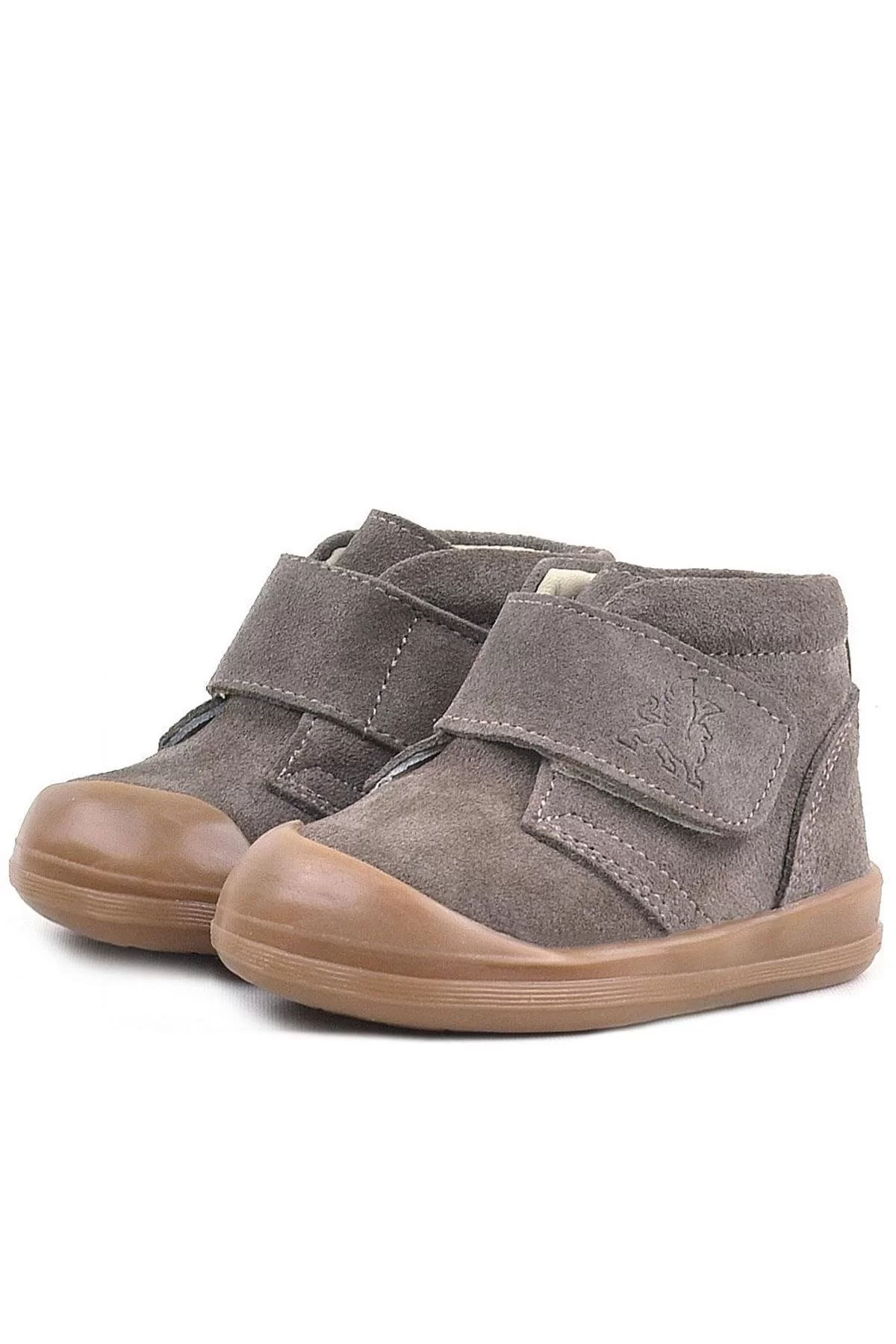 Rakerplus Yoohoo Hakiki Deri Kum Rengi Cırtlı Unisex Bebek Bot