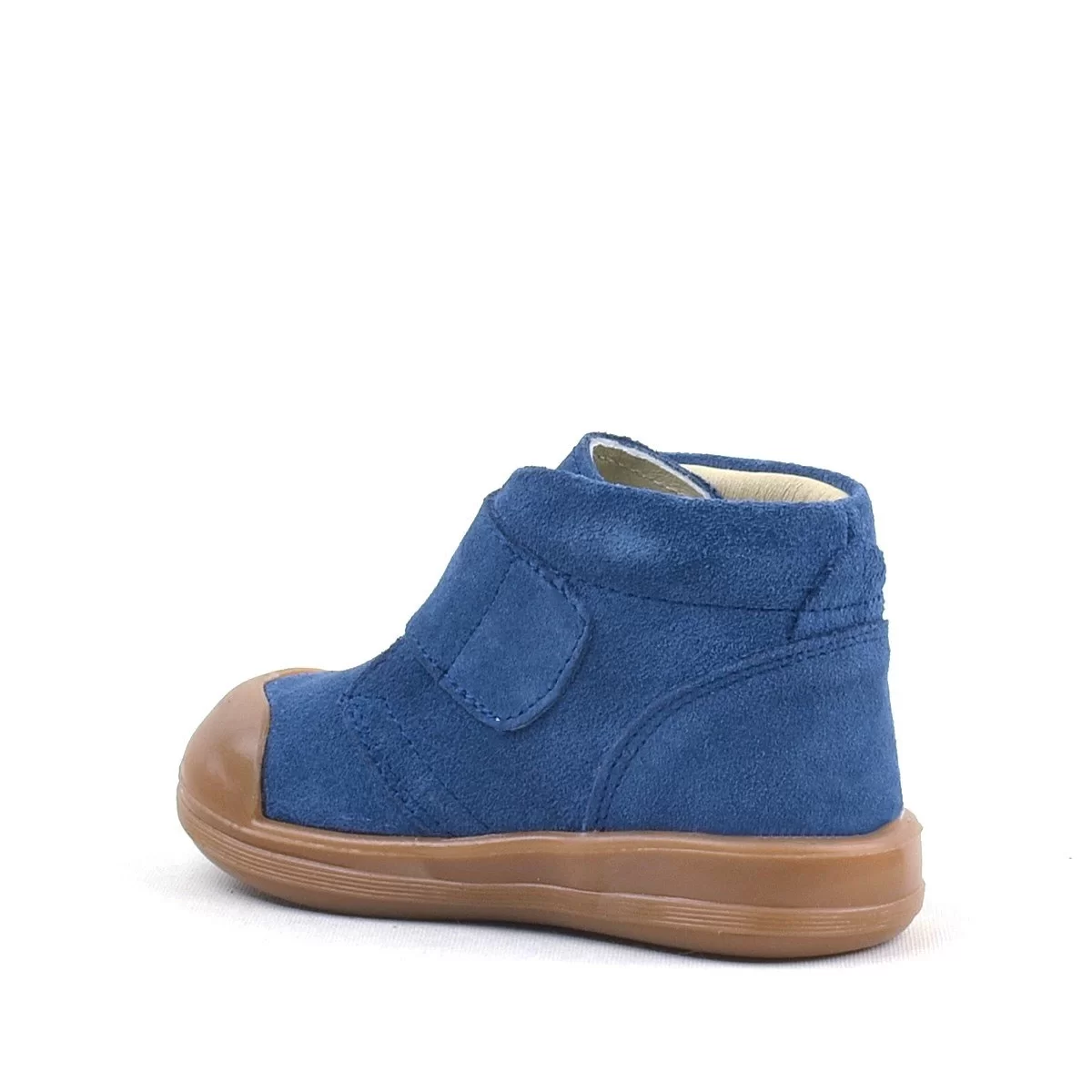 Rakerplus Yoohoo Hakiki Deri Lacivert Cırtlı Unisex Bebek Bot