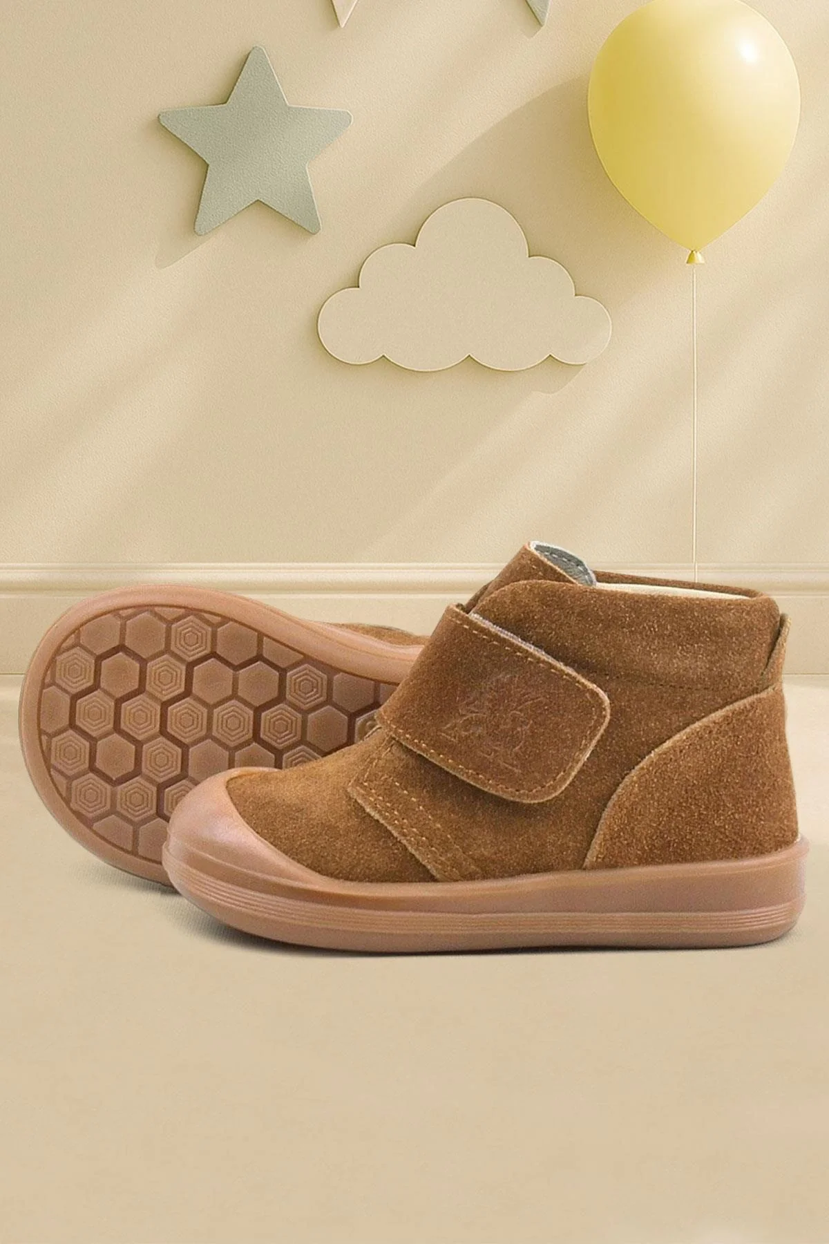 Rakerplus Yoohoo Hakiki Deri Taba Unisex Bebek Bot