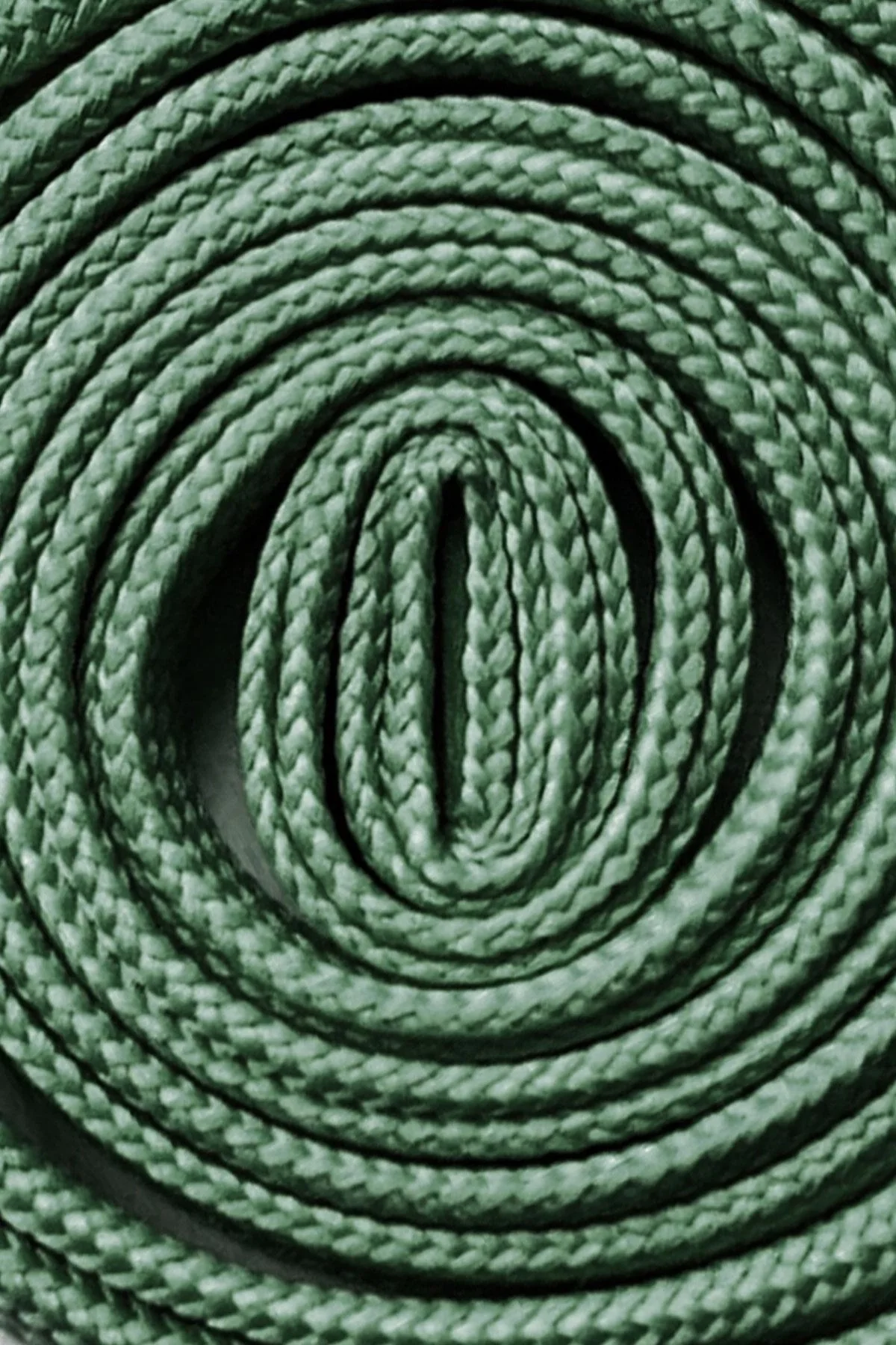 Yeşil 1 cm Kalınlığında 1 Çift Yassı Spor Ayakkabı Bağcığı