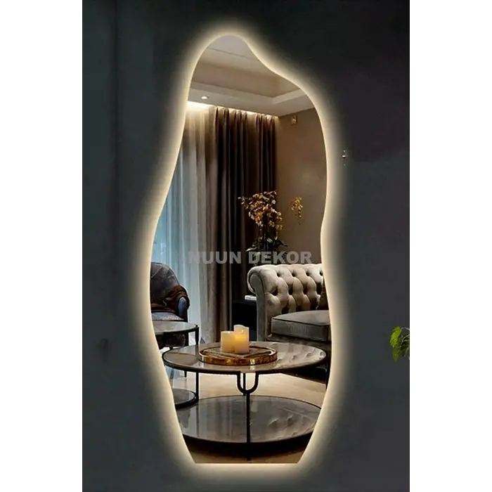 Asimetrik Led ışıklı boy aynası 150x50
